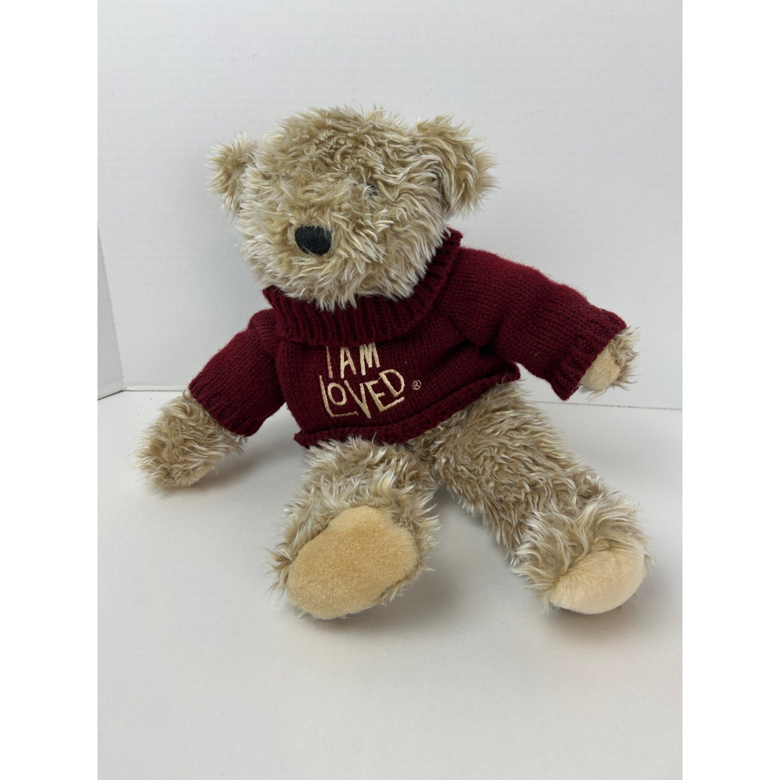 Helzberg Diamonds Plush Teddy Bear I Am Loved Sweater Stuffed Bear