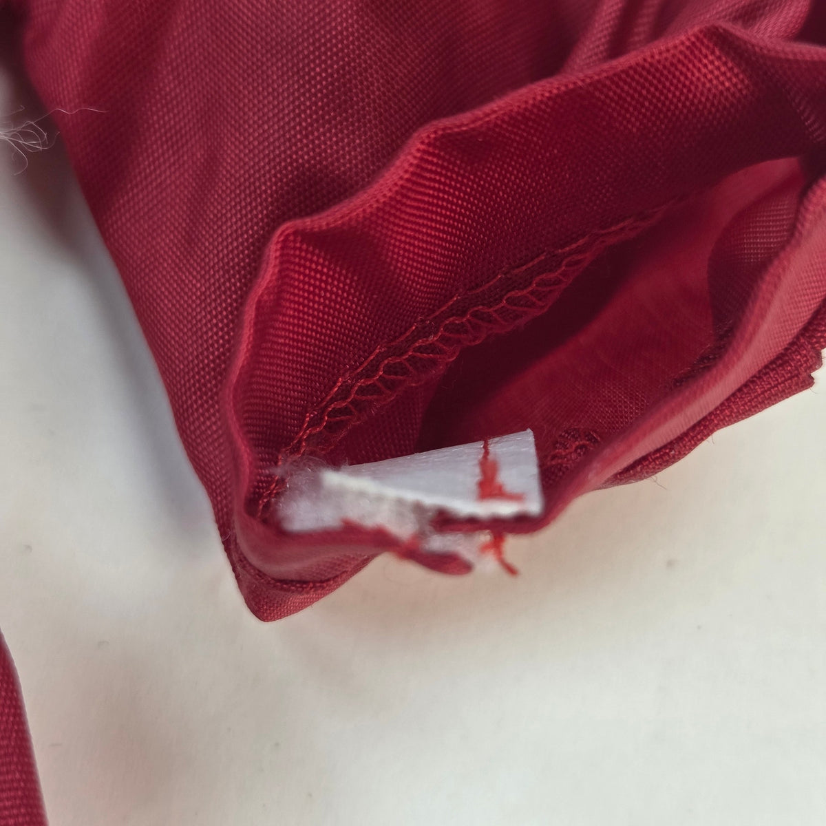 Pleasant Company Samantha Cranberry Party Dress 1986 West Germany Heart Lace