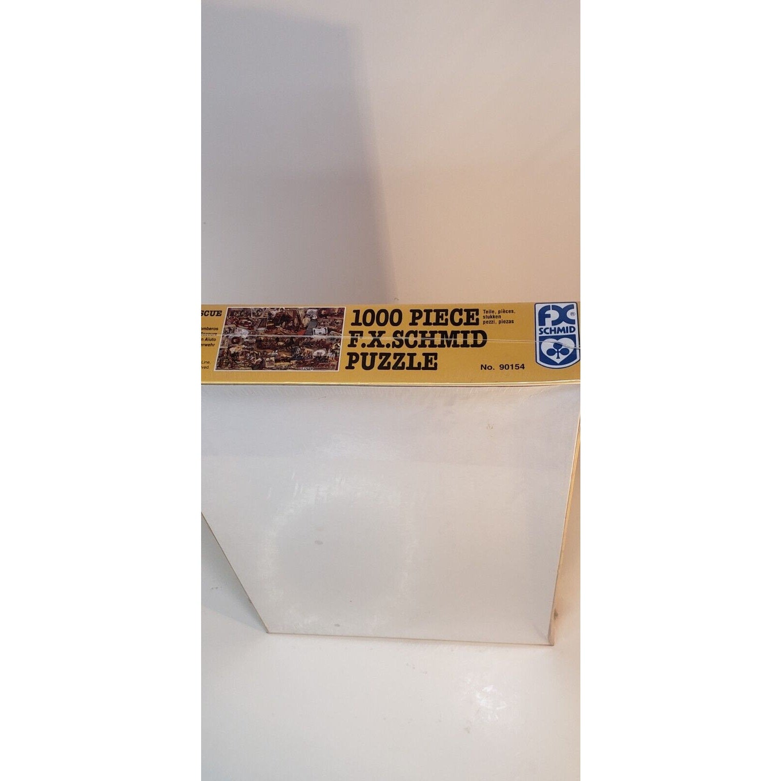 Vintage 1994 FX Schmid To The Rescue 1000 Pc Puzzle Firefighters Hook & Ladder