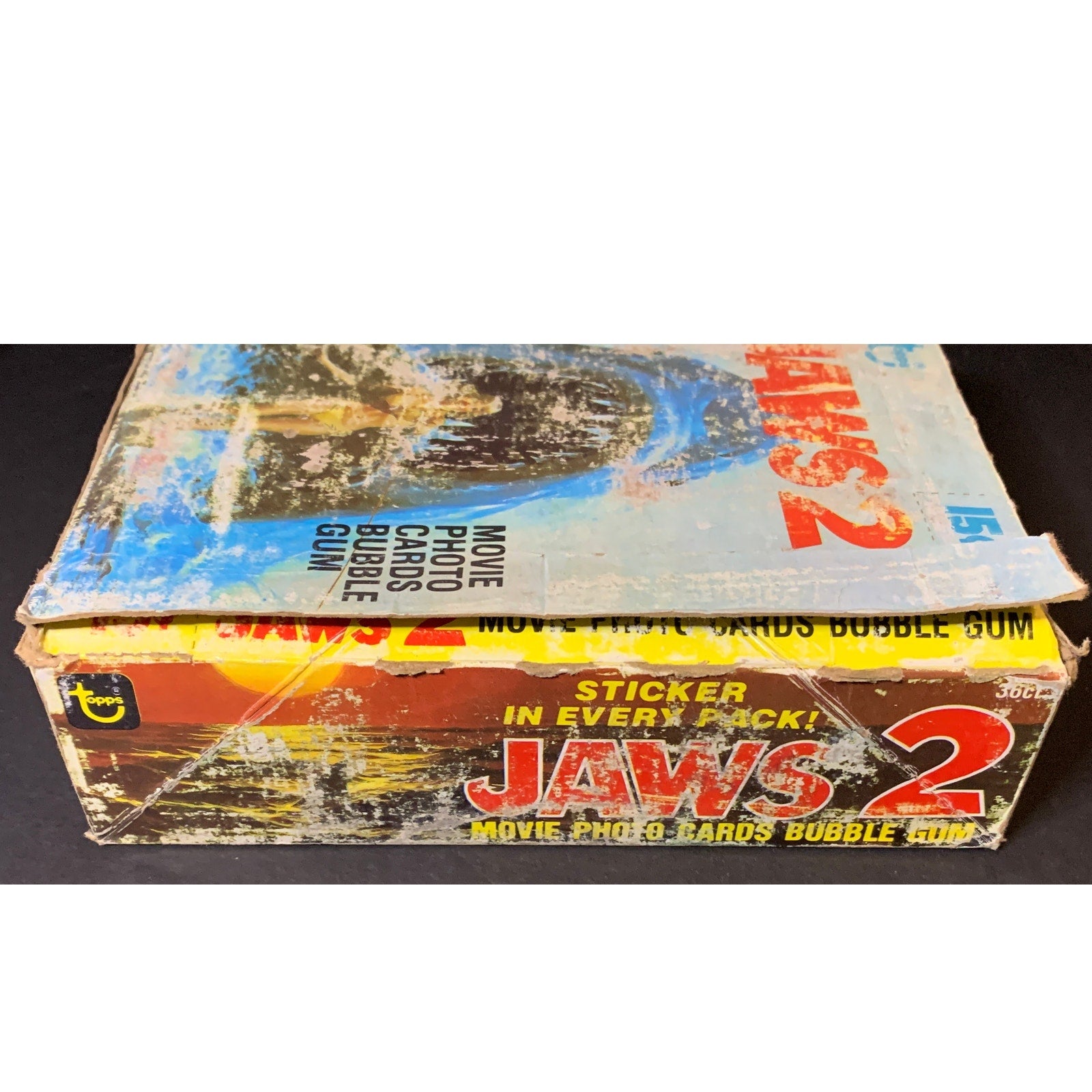 1978 Topps Jaws 2 Wax Box Movie Photo Cards Vintage Sealed Packs