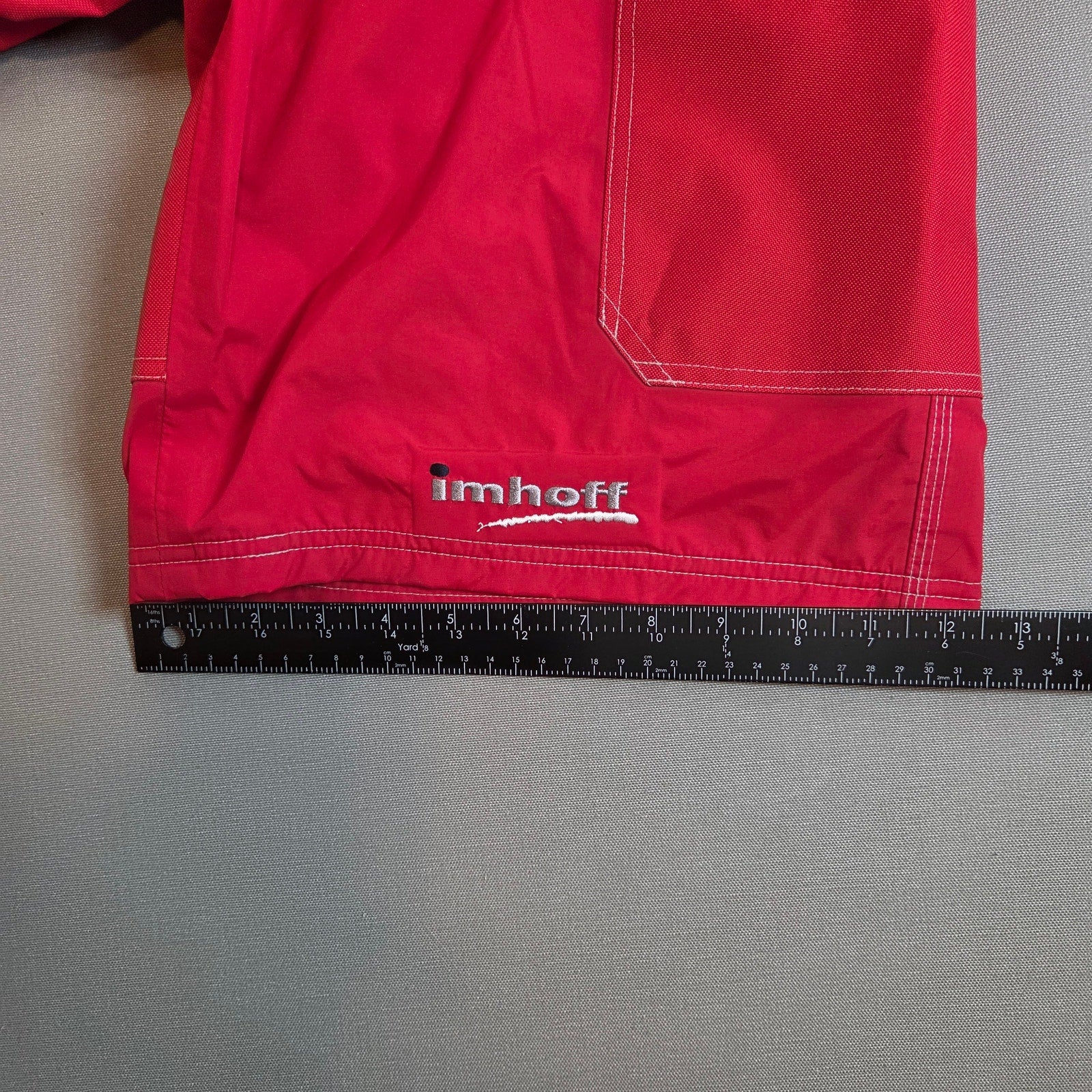 Imhoff Sailing Shorts NWT Mens L Red Marine Deck Gear Polyamide Pockets