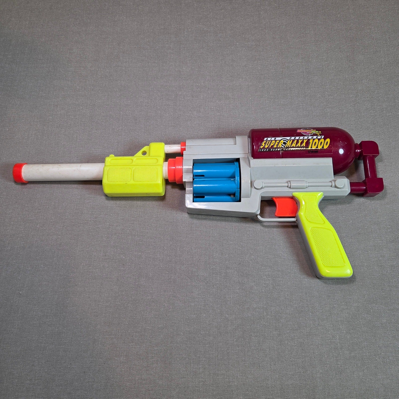 Vintage 1994 Air Pressure Super Maxx 1000 Toy Blaster Larami No Darts Untested