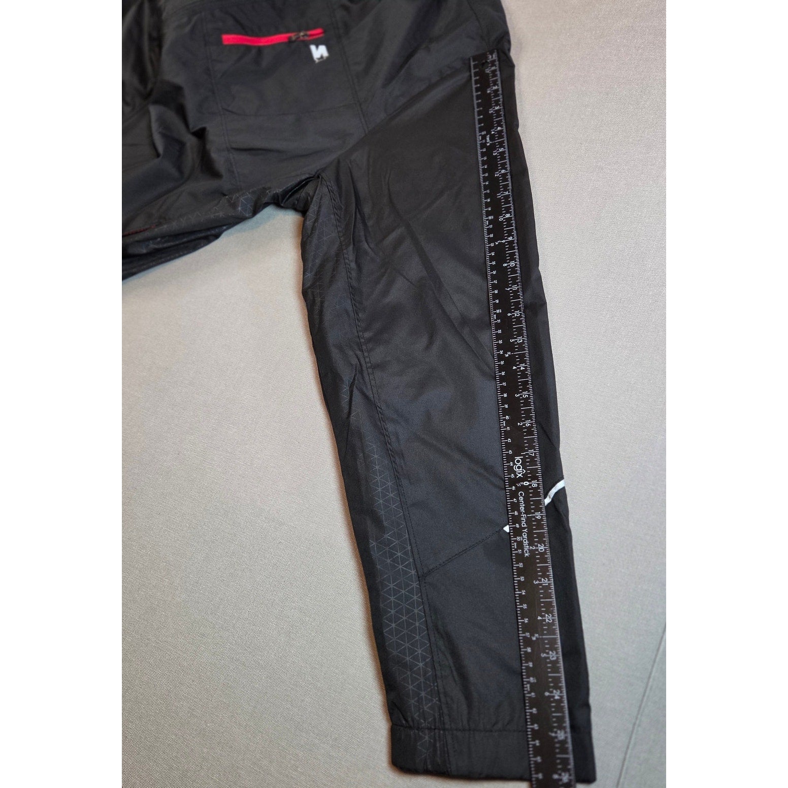 Starter Lightweight Windbreaker Jacket Gray Red Mesh L 42-44 Full Zip