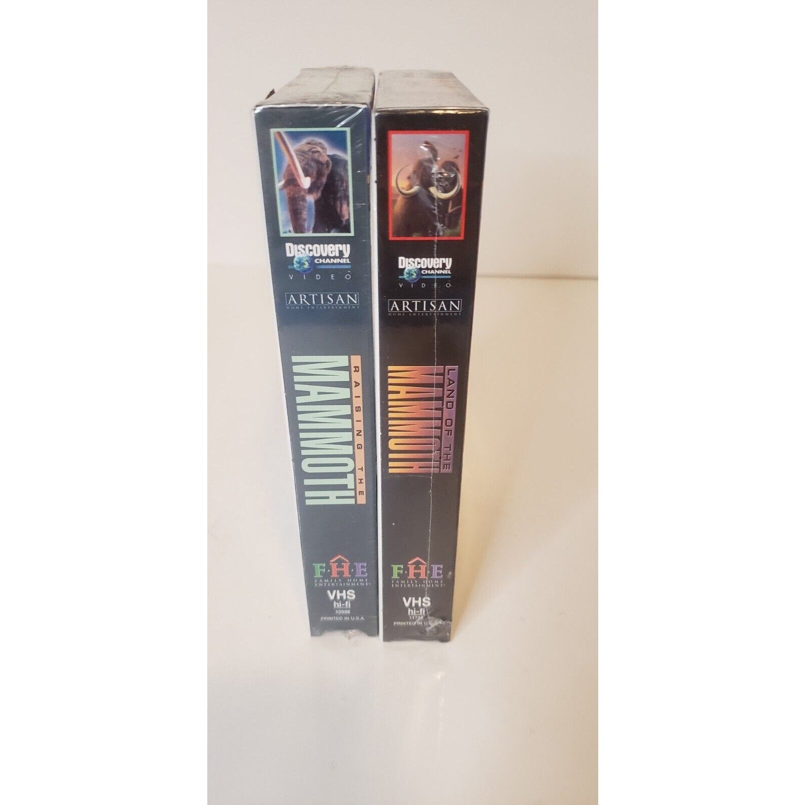 Discovery Channel Mammoth VHS New Sealed Lot of 2