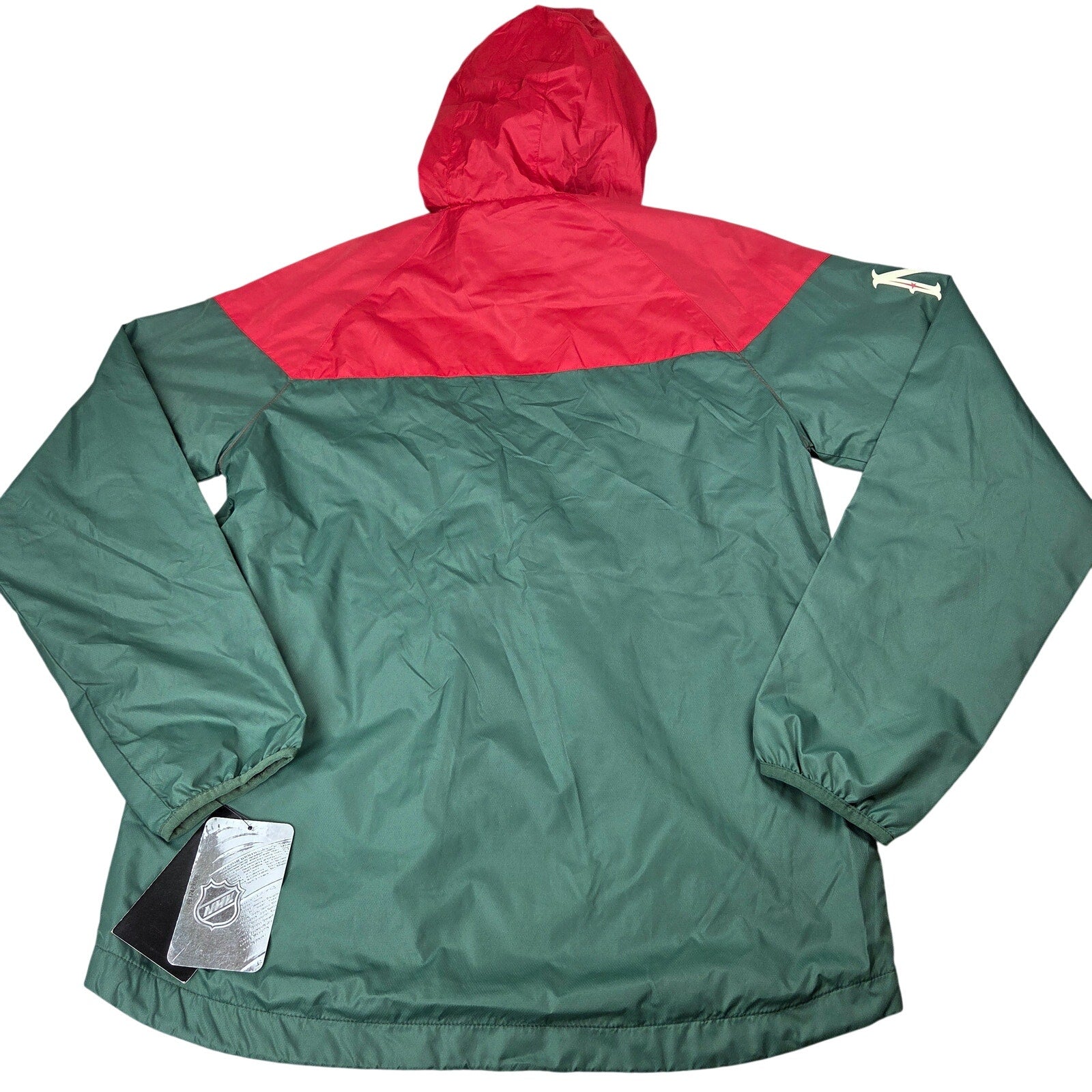 Minnesota Wild G-III Sports Hooded Windbreaker Jacket NWT Small NHL