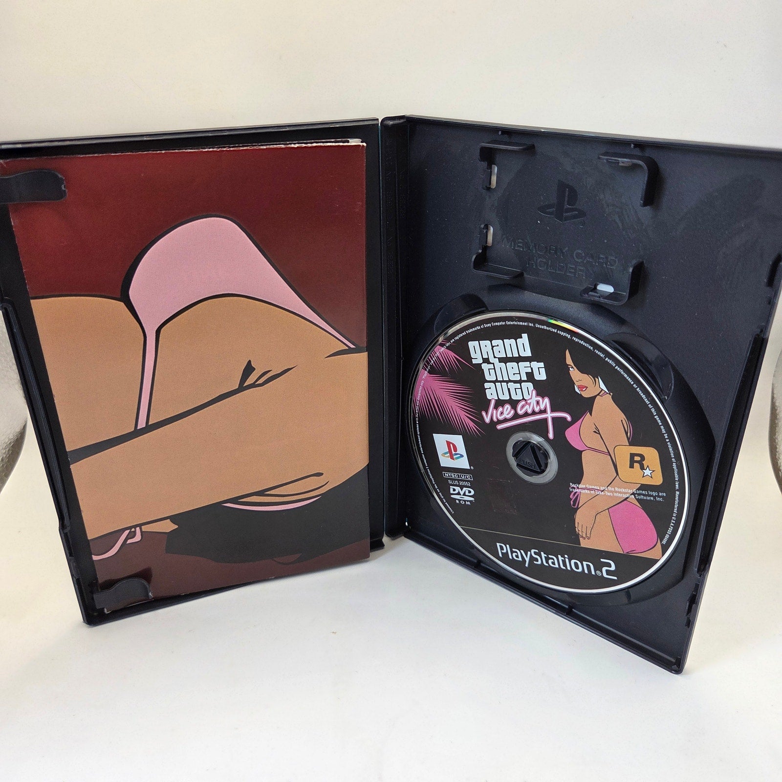 Sony PS2 Grand Theft Auto Vice City Complete Map Manual Black Label Game