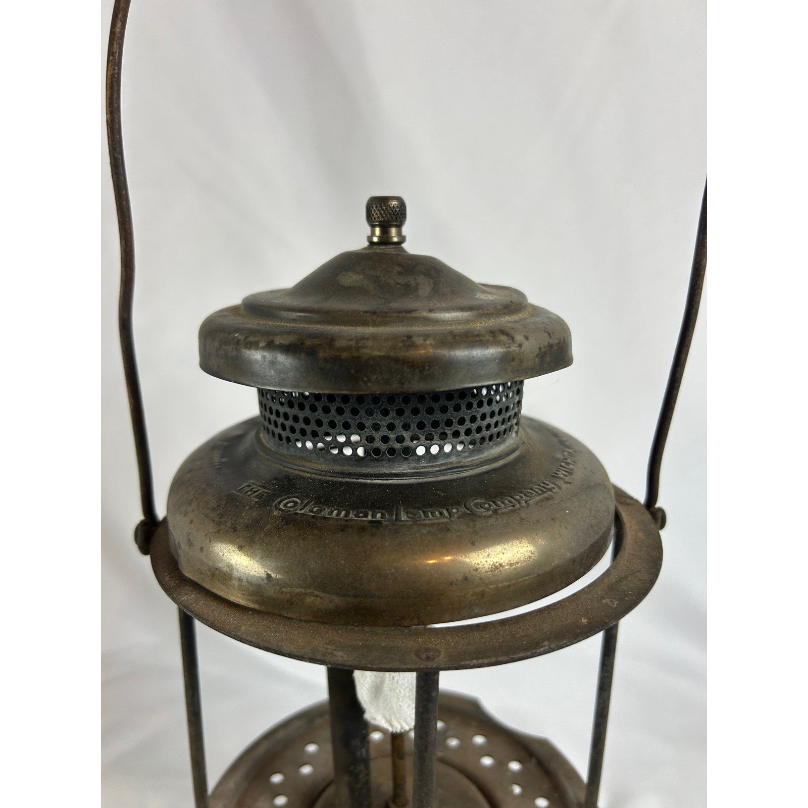 Antique Coleman 327 Quick Lite Lantern 1920s Dual Mantle Untested