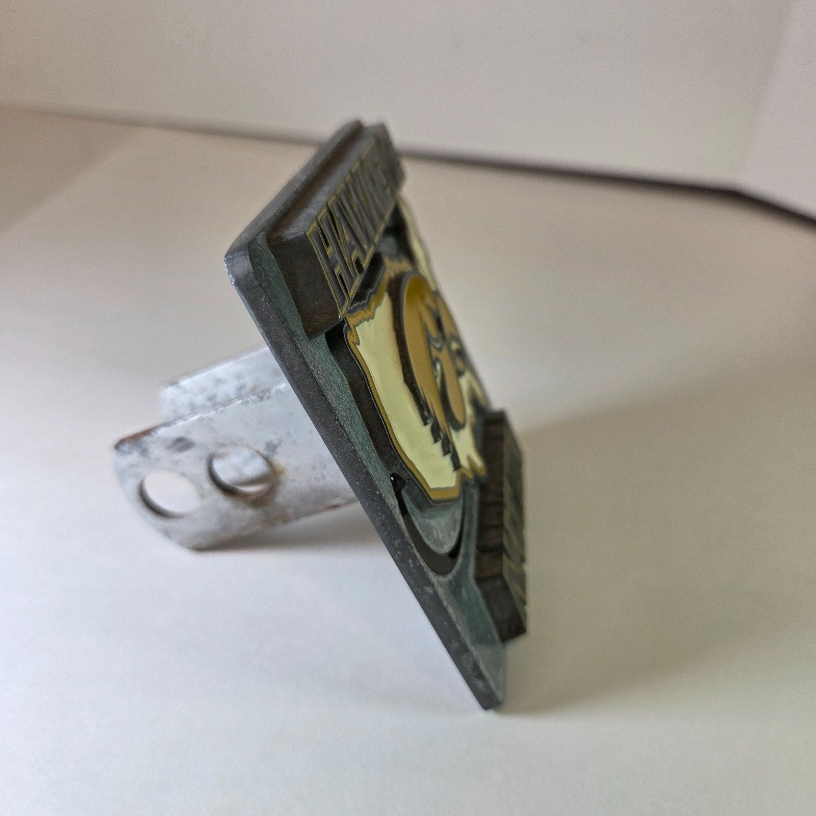 Iowa Hawkeye Nation Metal Trailer Hitch Cover NCAA College Football Fan Gear