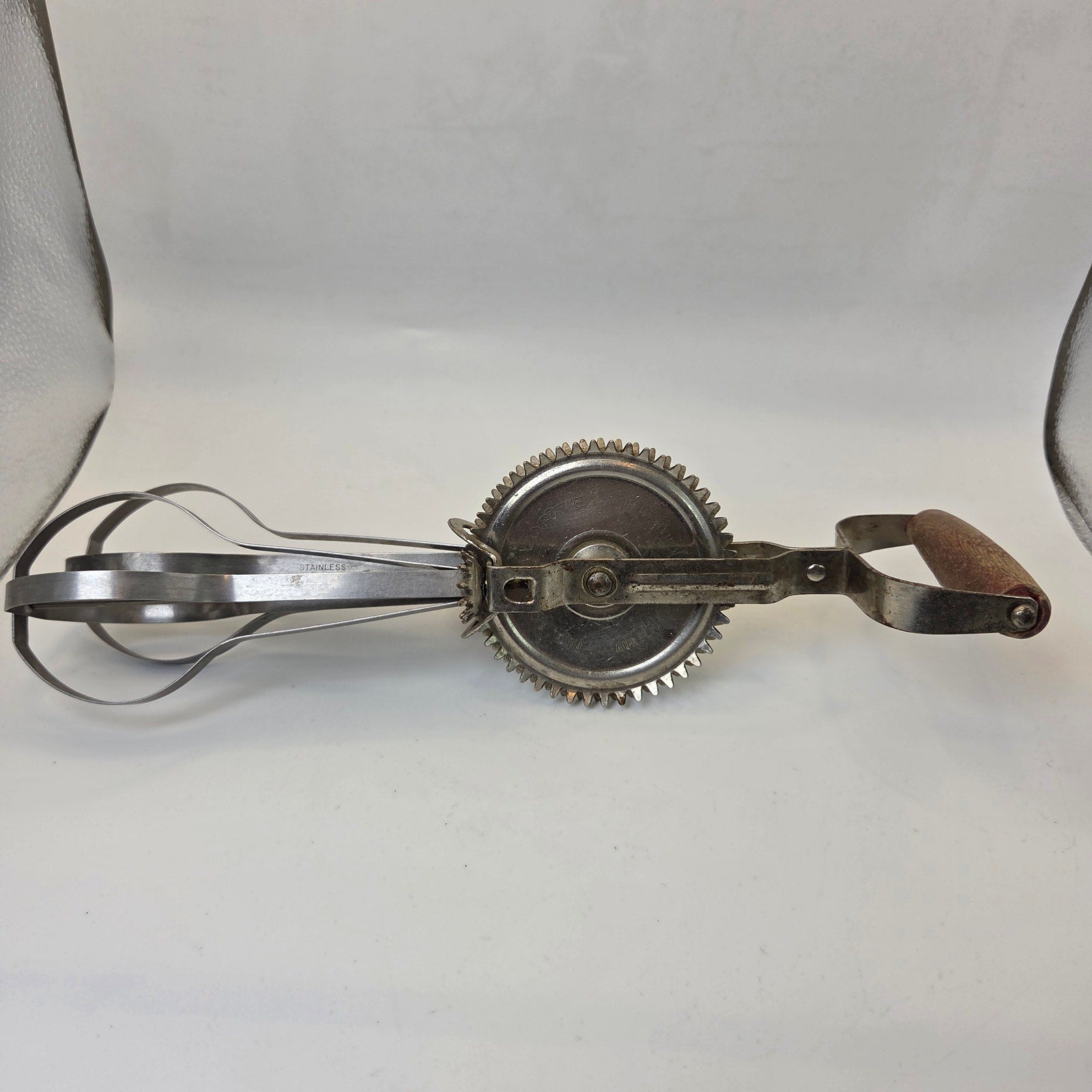 Favorite Aurelius Egg Beater Braham Minn Hand Crank Antique Mixer