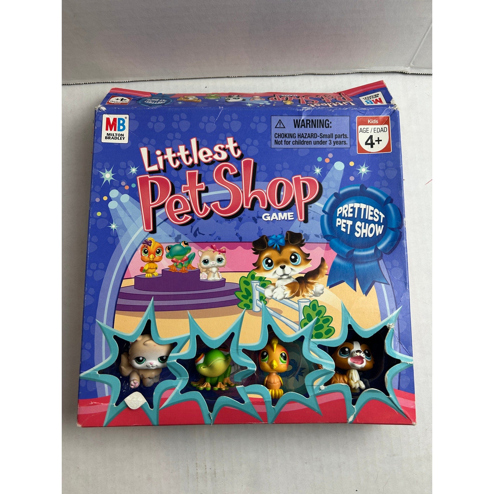 Littlest Pet Shop Game Prettiest Pet Show 2007 MB Hasbro complete