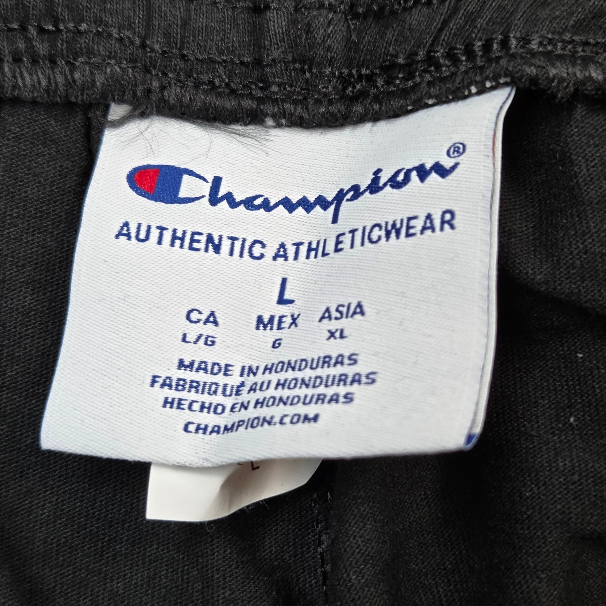 Champion Men's Classic Jersey Jogger Pants Black Cotton P7308 NWT Size Large