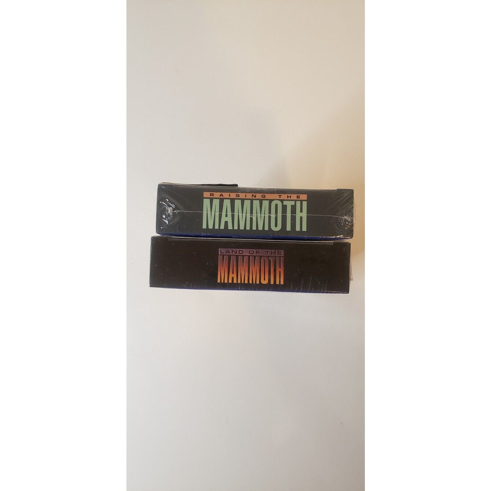 Discovery Channel Mammoth VHS New Sealed Lot of 2