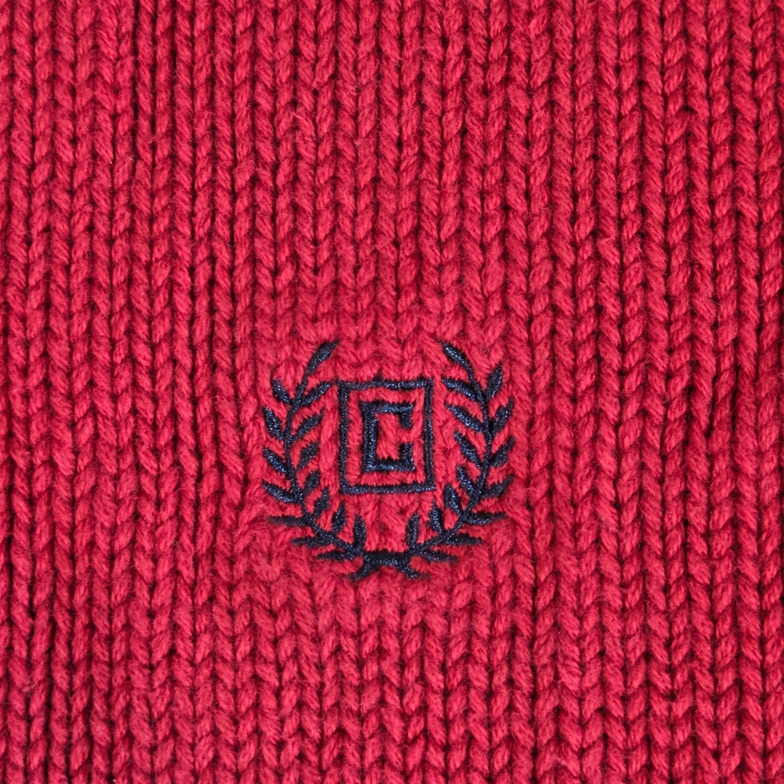 Vintage Chaps Ralph Lauren XXL Red Cotton Crewneck Sweater Hong Kong