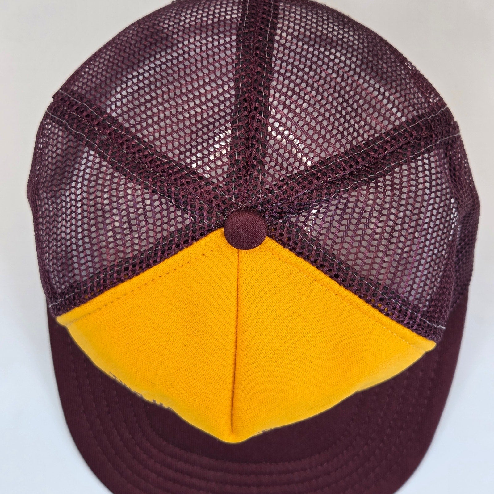 Vintage 1988 Two Harbors Centennial Snapback Trucker Hat USA Foam Mesh Cap