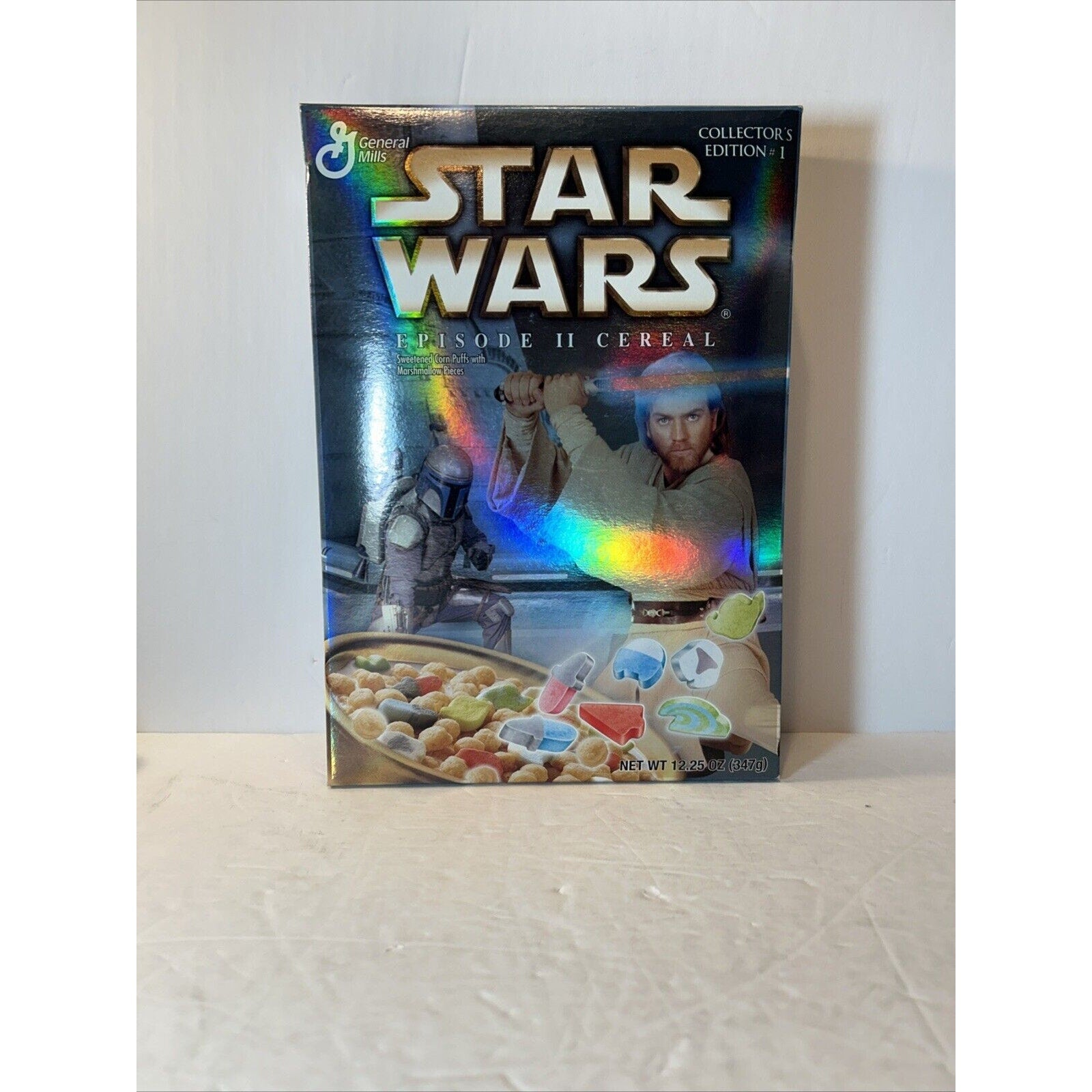 General Mills Star Wars Episode II Cereal Boxes ONLY Collector's Edition 1 & 2