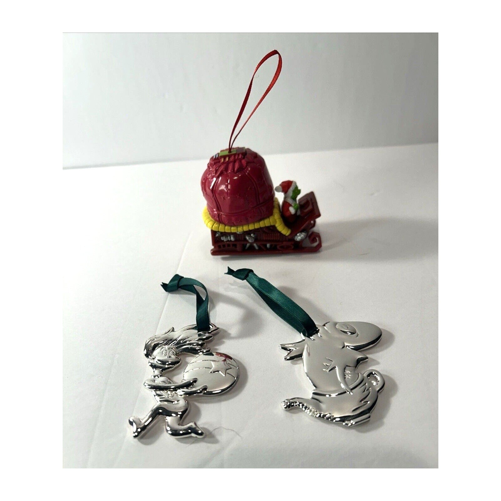 Lot of 3 Dr. Suess Christmas Ornaments