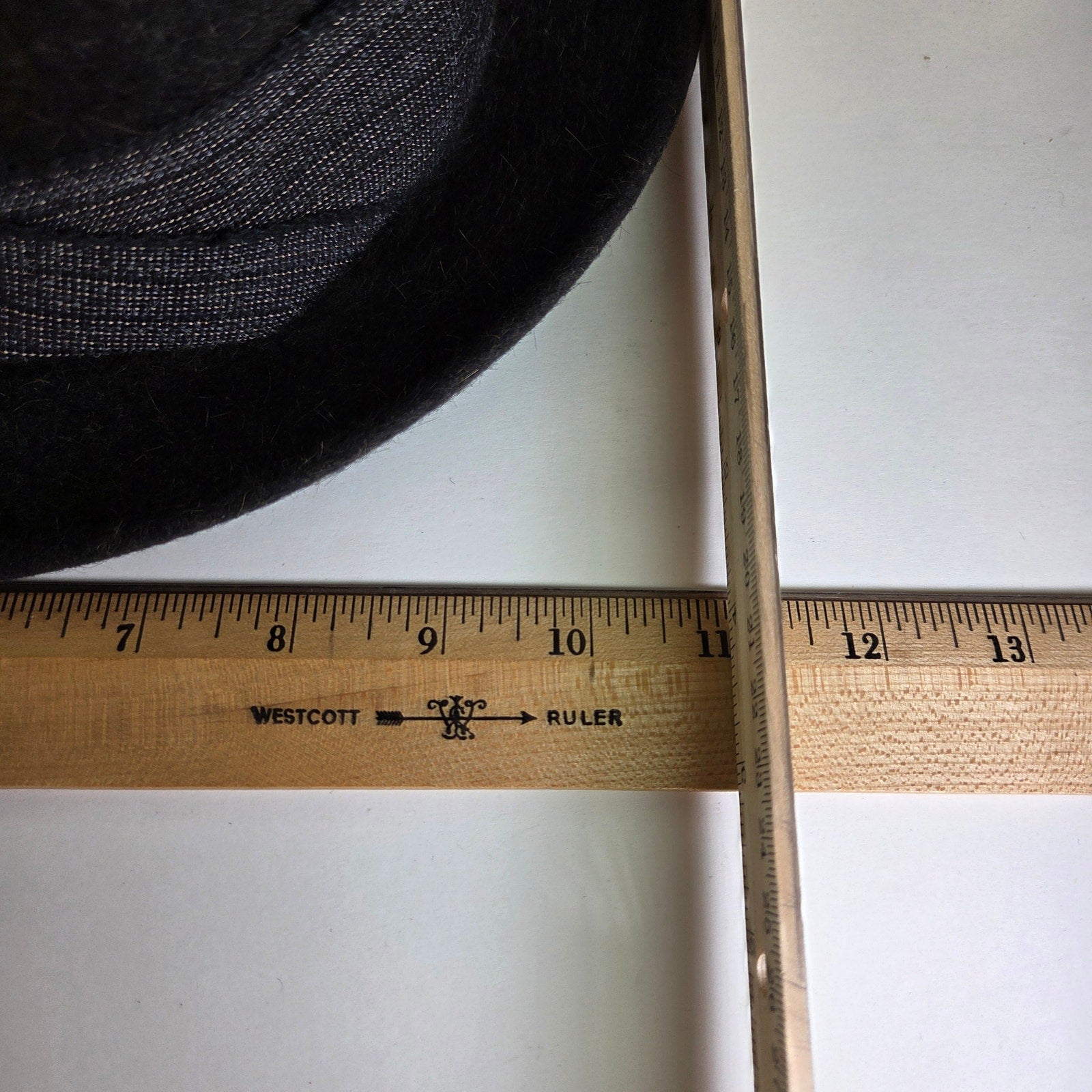 Vintage Stetson Royal De Luxe Pork Pie Hat Maurice Rothschild 6 7/8 Minneapolis