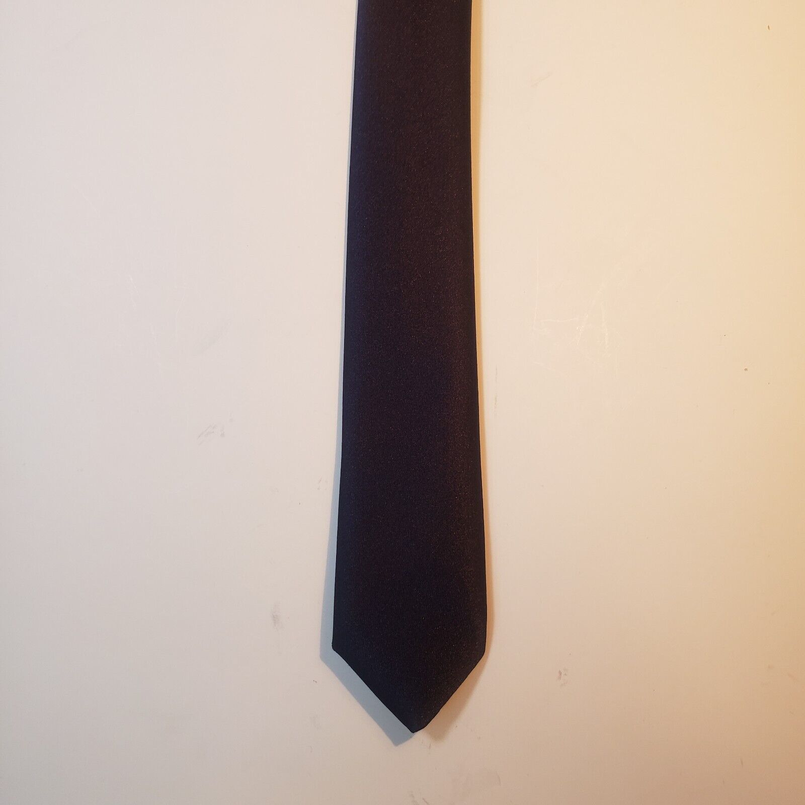 Green Original Solid Navy Blue Tie Made in Korea