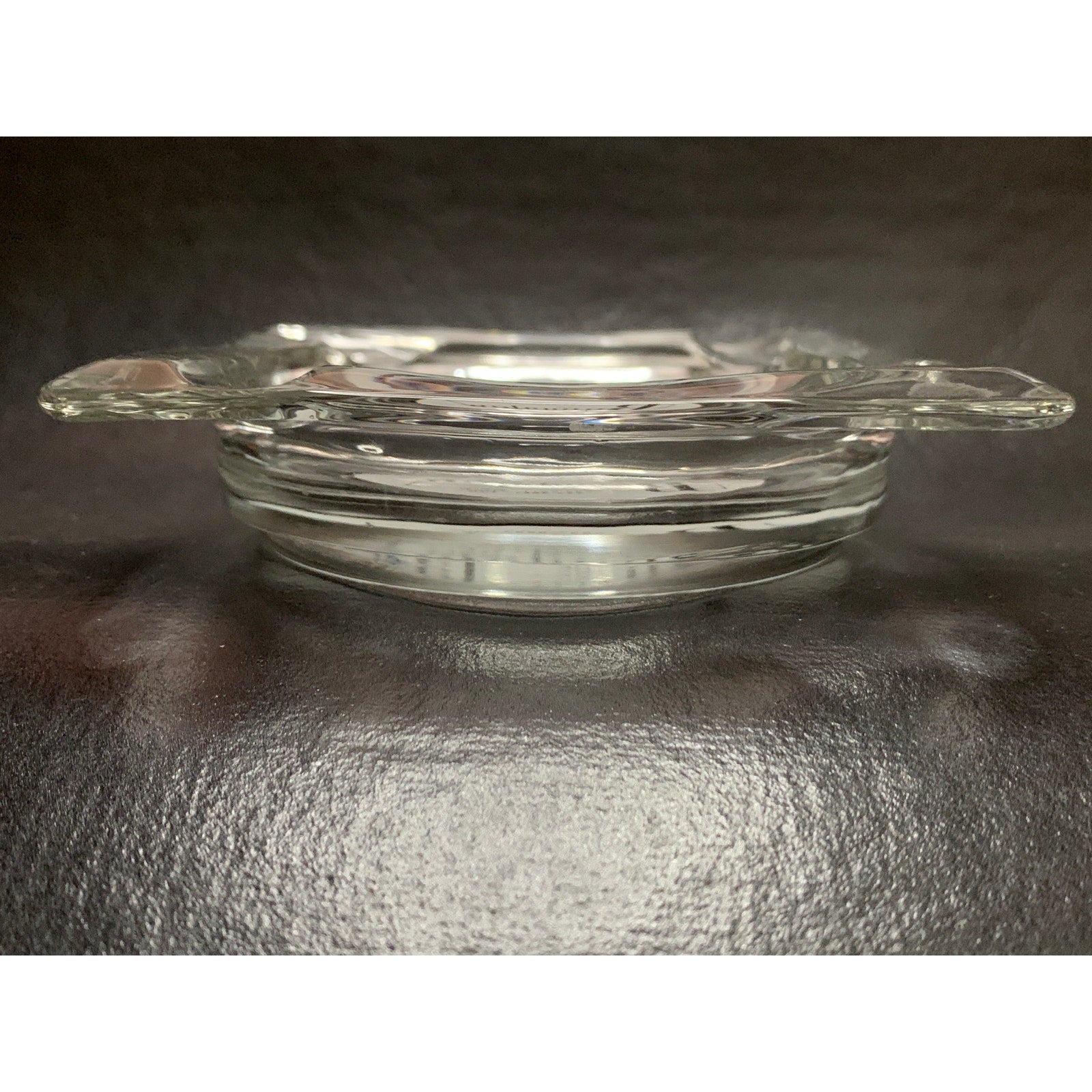 Vintage Bungalow Inn Motel Crystal MN Glass Advertising Ashtray Highway 52