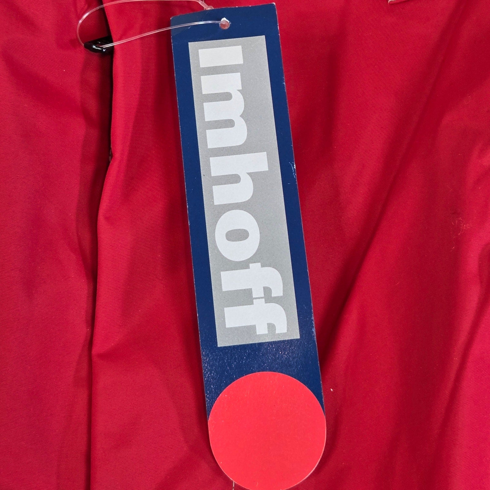 Imhoff Sailing Shorts NWT Mens L Red Marine Deck Gear Polyamide Pockets