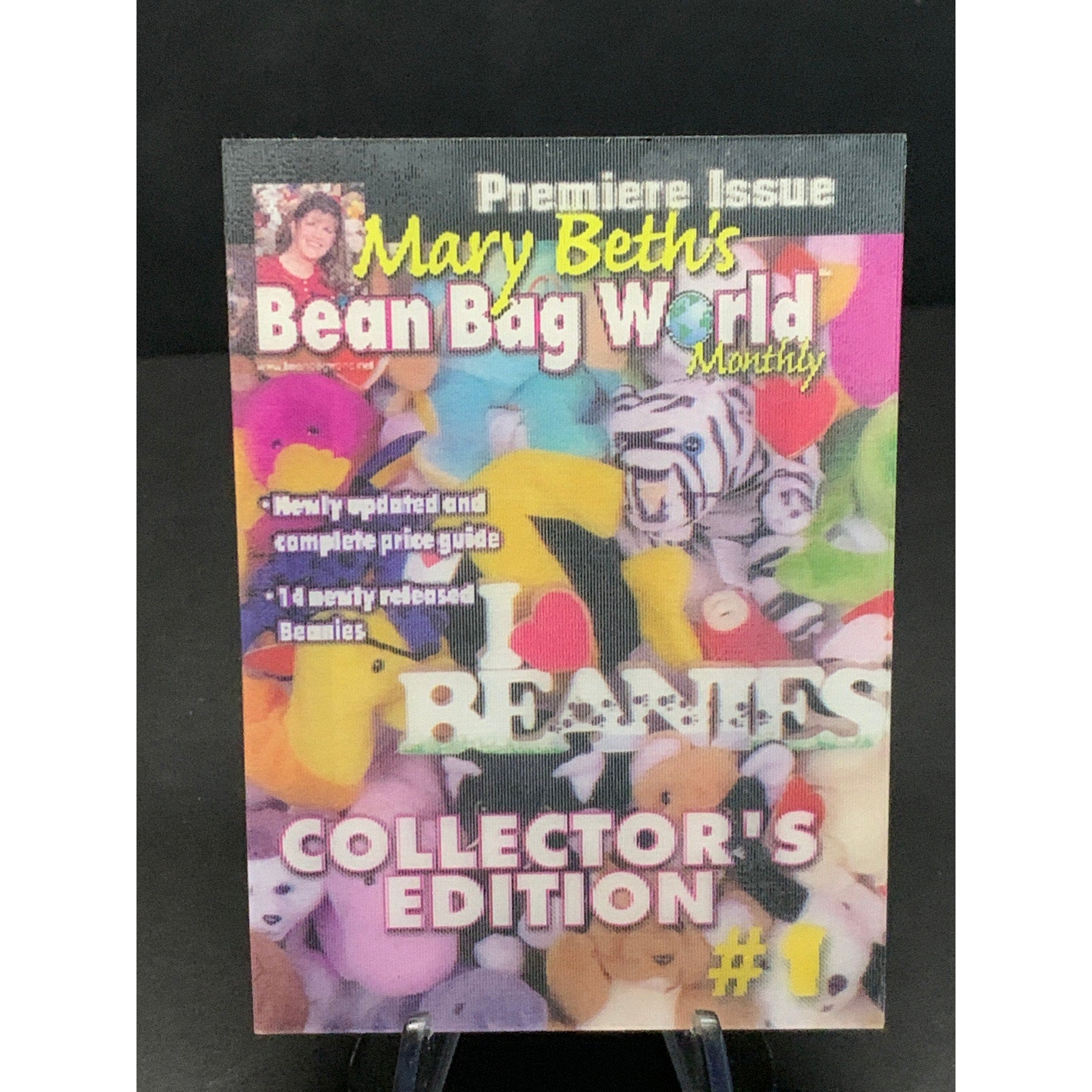 1999 Mary Beth's Bean Bag World Collector Edition 3D Hologram Trading Card