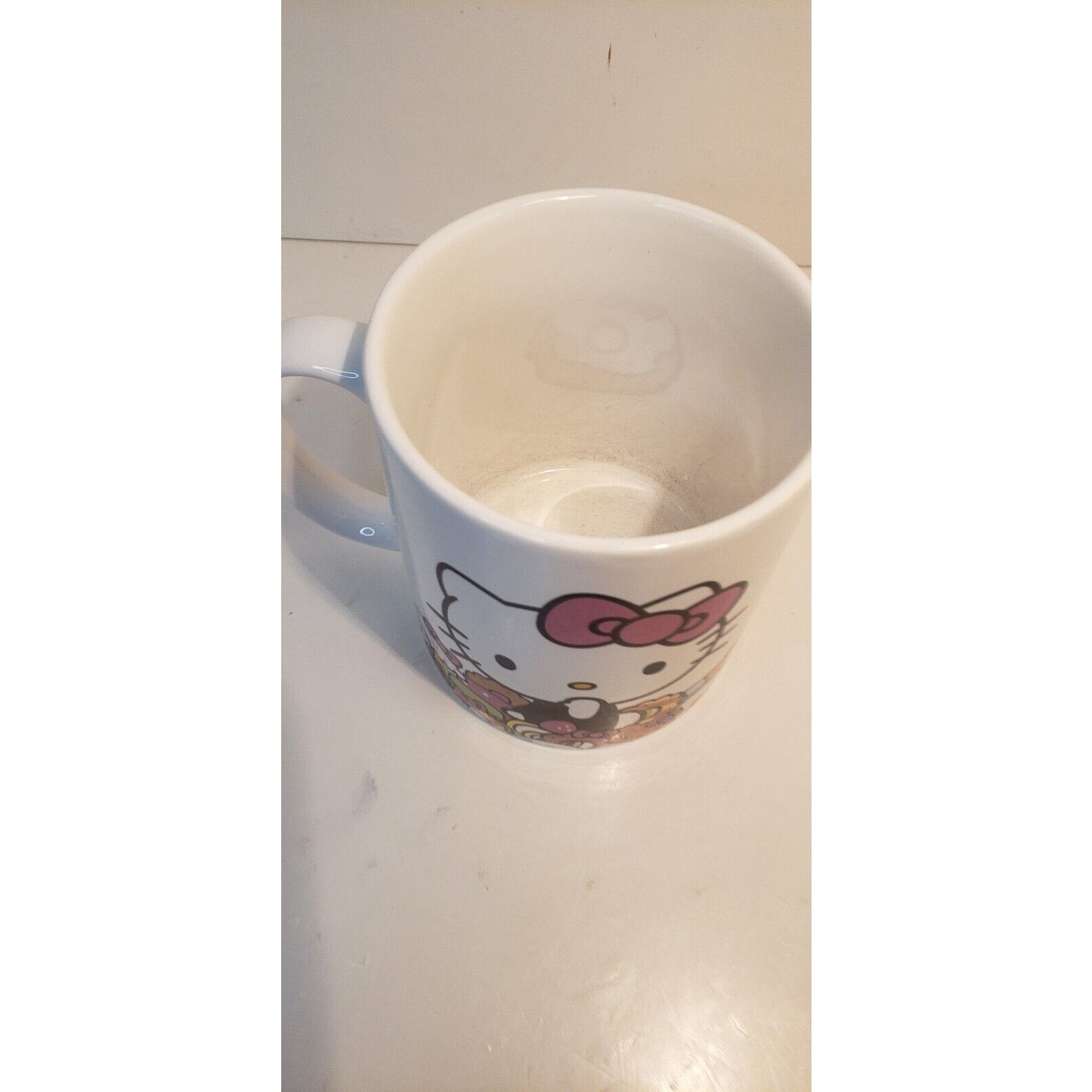 Hello Kitty Cafe Sanrio 2015 Ceramic Coffee Cup Exclusive Collectors Donuts Mug
