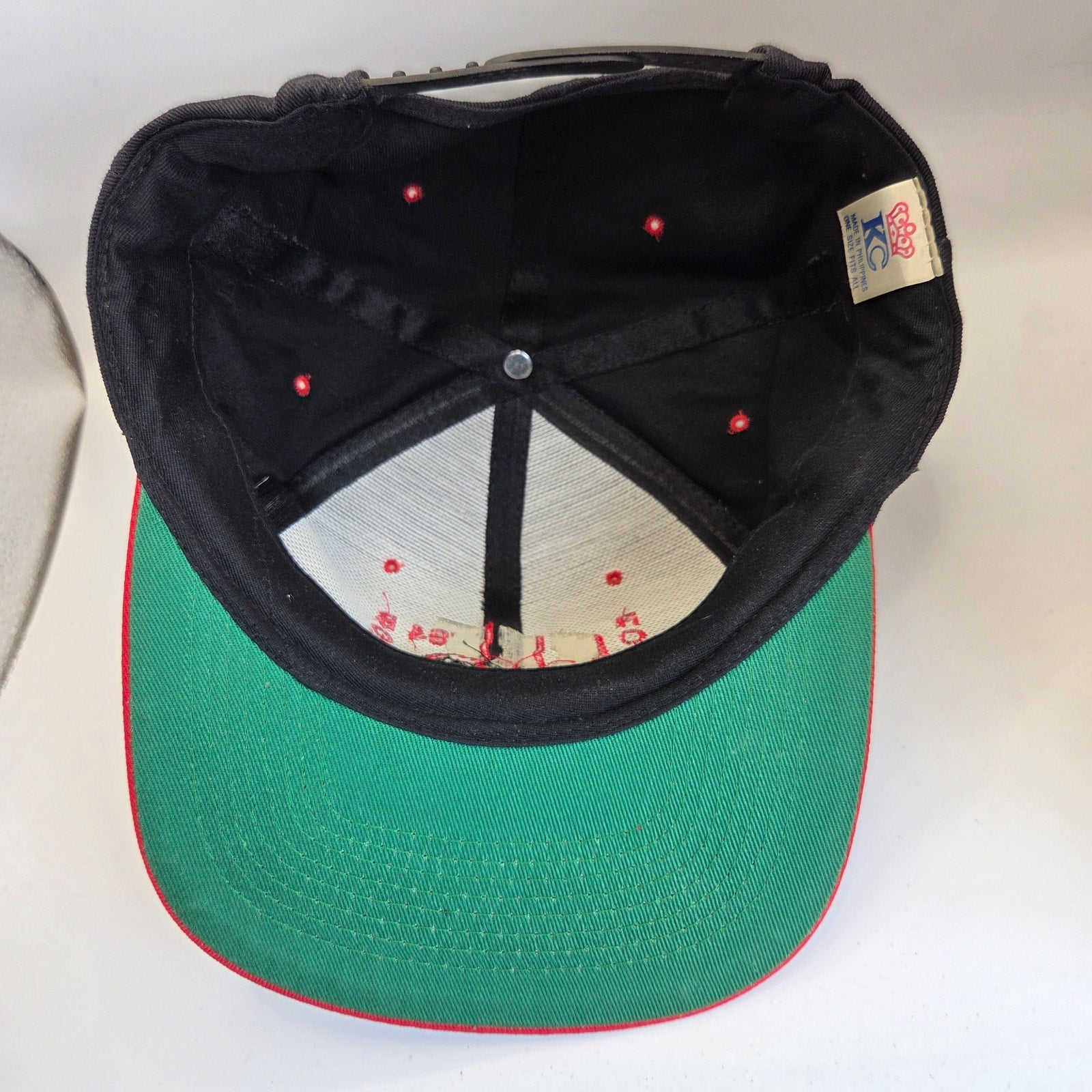 KC Vintage 1994 Wisconsin Badgers Rose Bowl Snapback Hat Green Undervisor