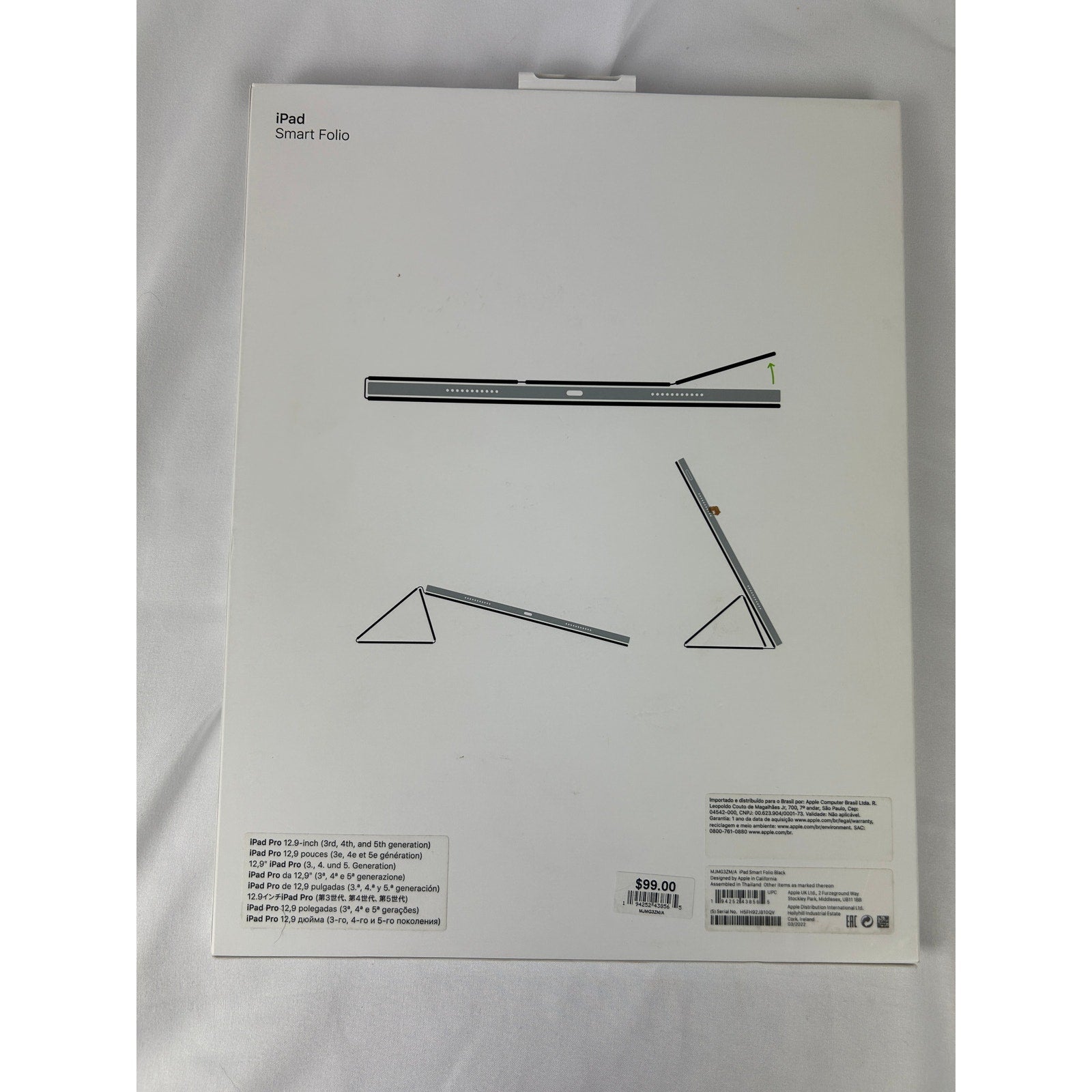 Apple iPad Smart Folio *Box Only* for 12.9-inch iPad Pro (3rd-5th Gen)