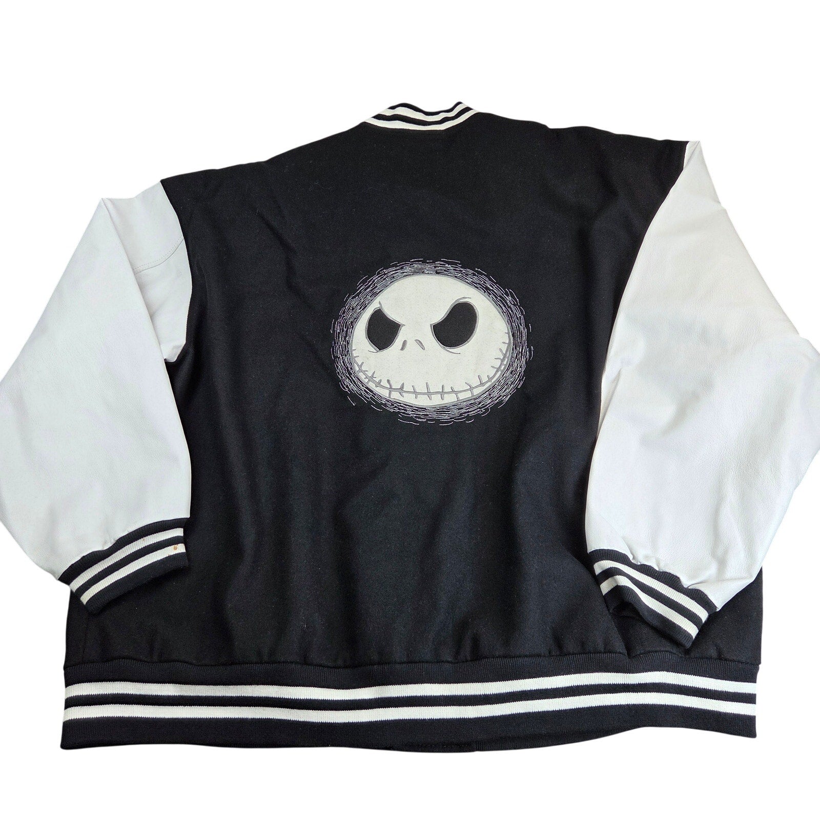 Disney Direct Nightmare Before Christmas Wool Leather Letterman Jacket XXL Jack