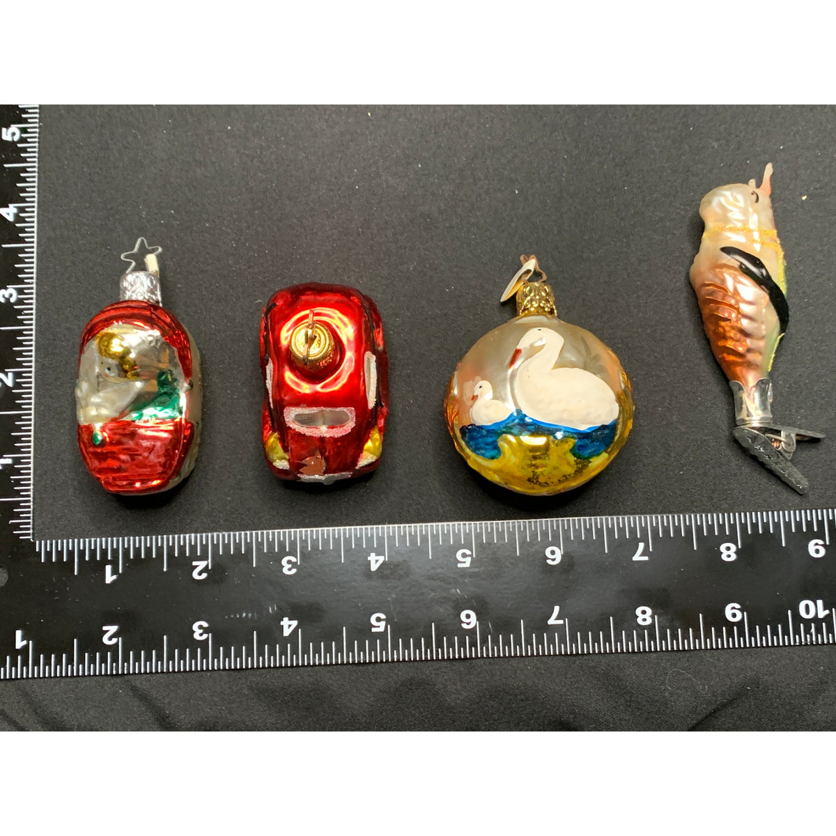 Christopher Radko Old World Christmas Glass Ornament Lot 12 Whiskers Beefeater