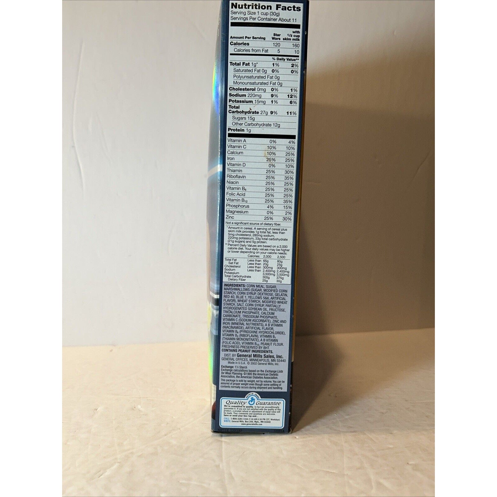 2002 General Mills Star Wars Episode II Sealed Cereal Boxes Collectors 1 & 2
