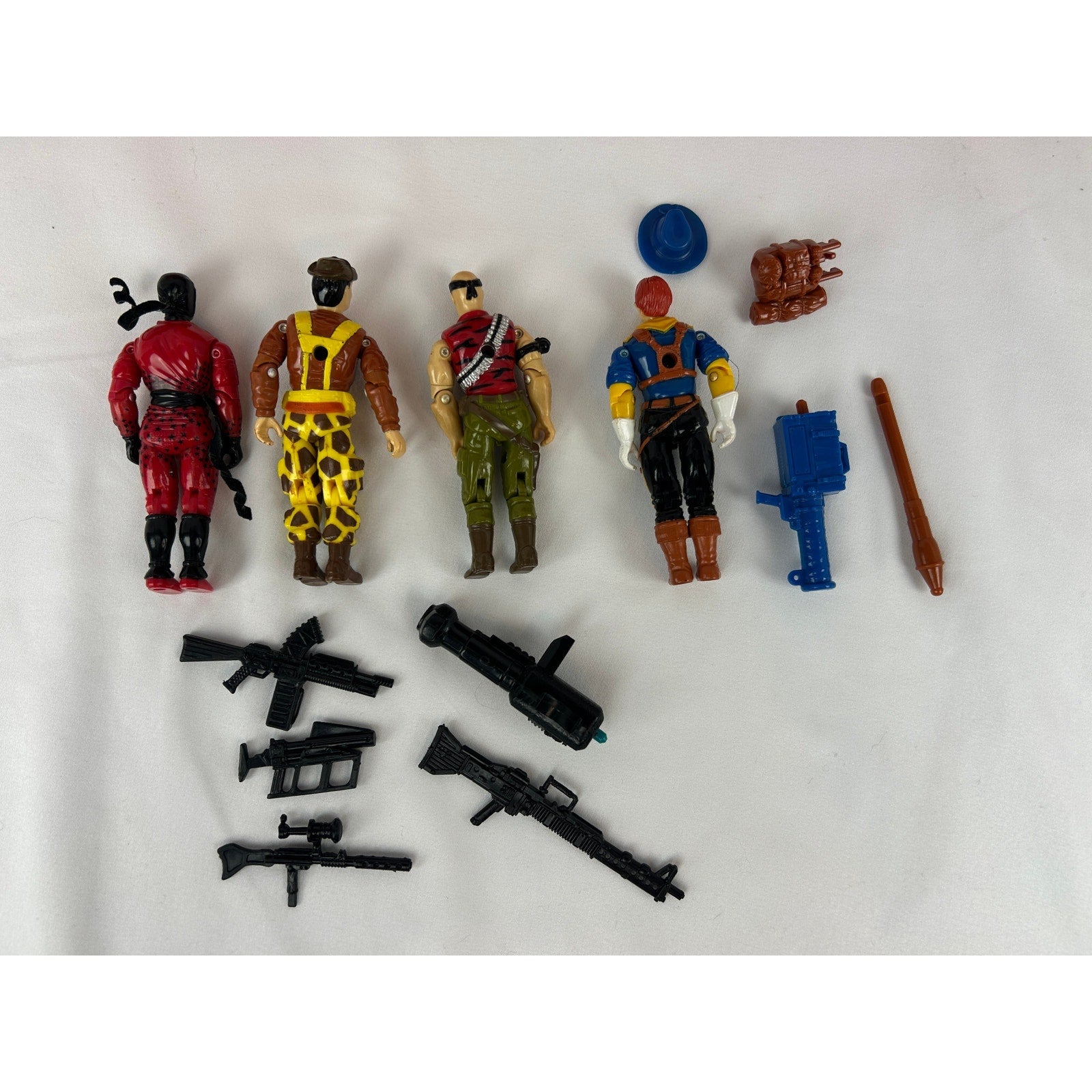 1990s G.I. Joe And Cobra Action Figure Lot With Collectors Case