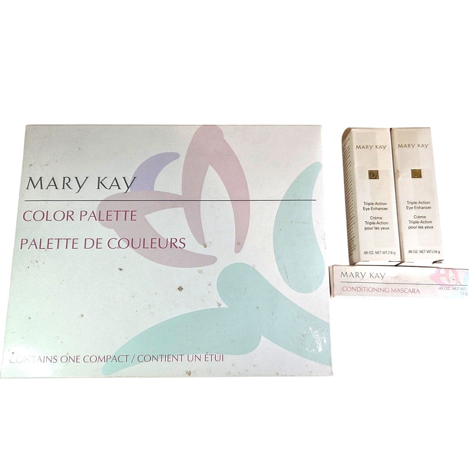 Mary Kay Cosmetic Lot – Palette, Eye Cream, Mascara – Vintage Unused