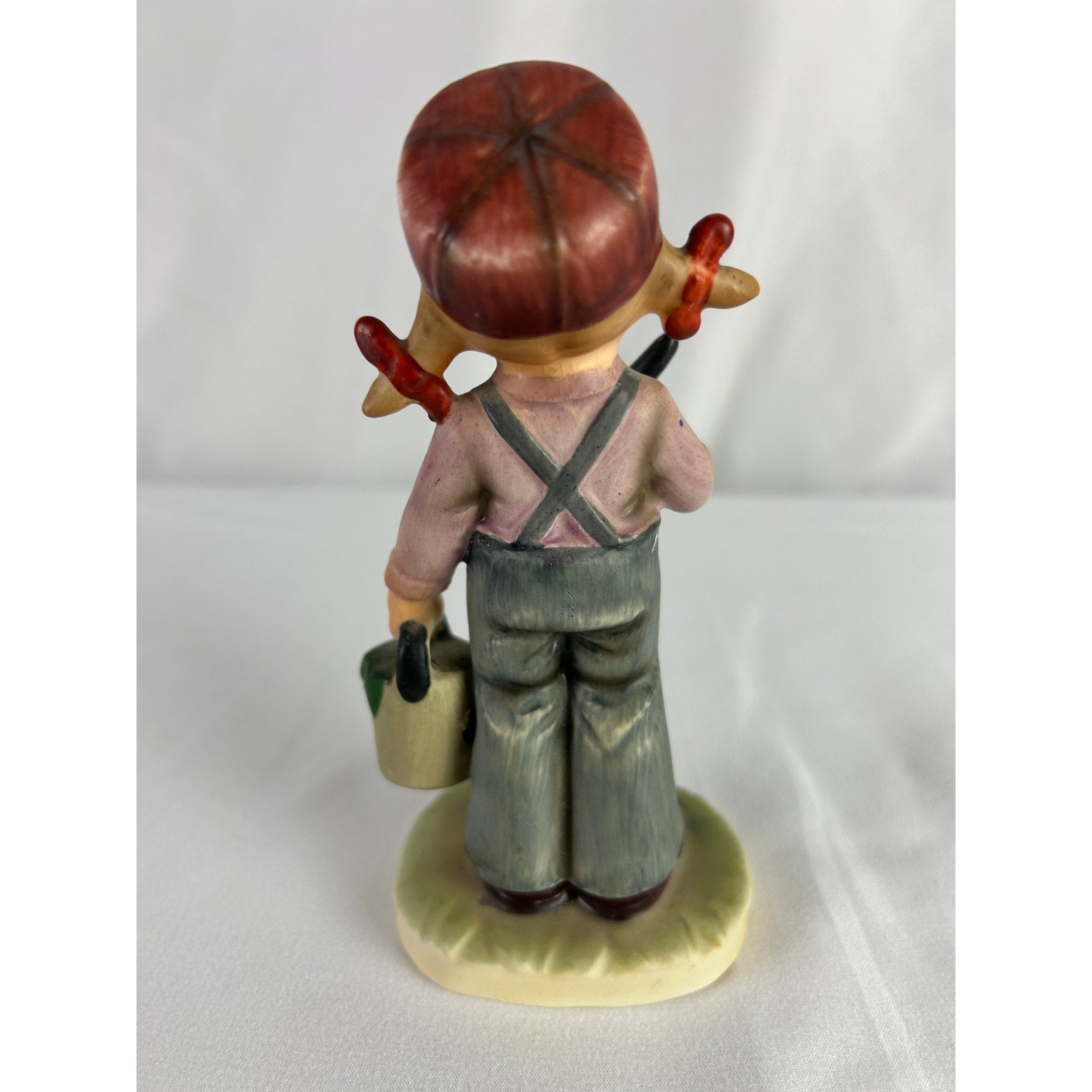 Vintage Napcoware Girl Painting Figurine Paint Brush Bucket C8748