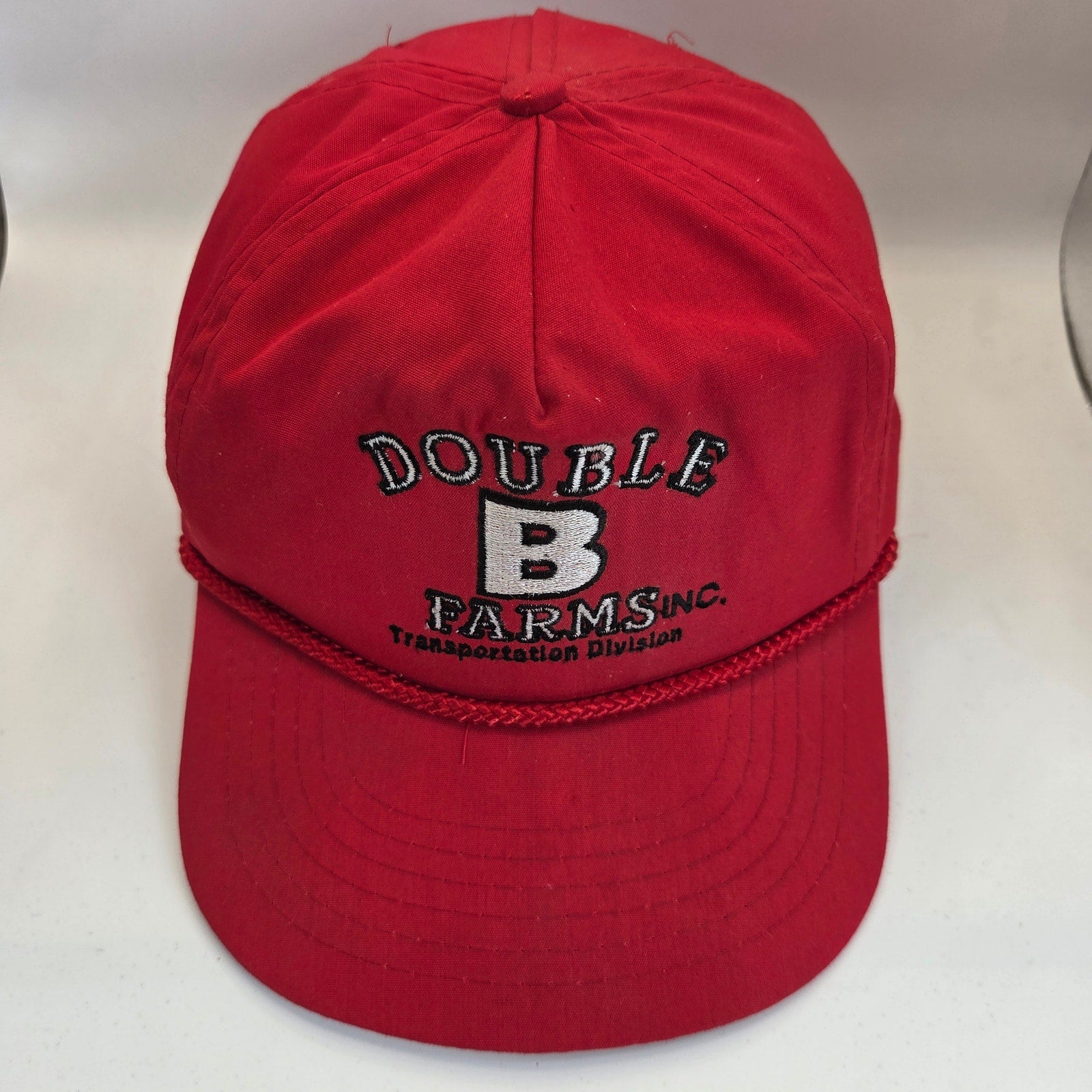 Vintage Double B Farms Transportation Division R&R Rope Snapback Hat OSFA