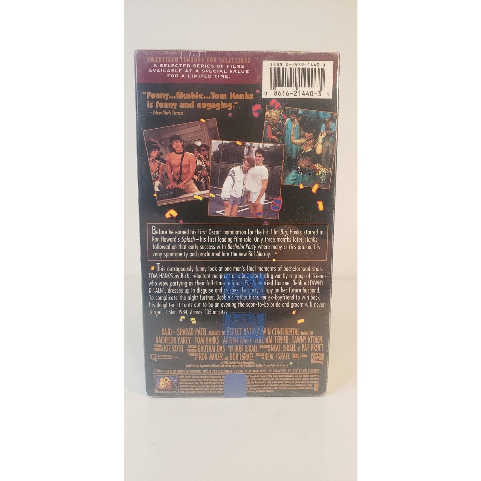 Bachelor Party VHS New Sealed 1996 Tom Hanks