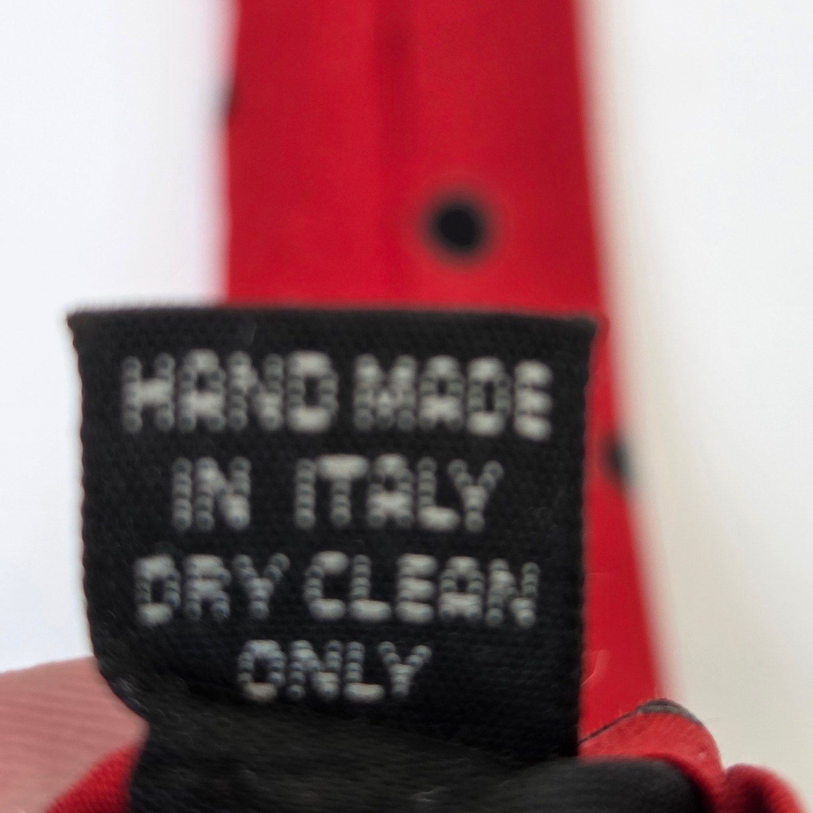 Fratelli Moda Silk Tie Red Black Polka Dot 4" Handmade Italy