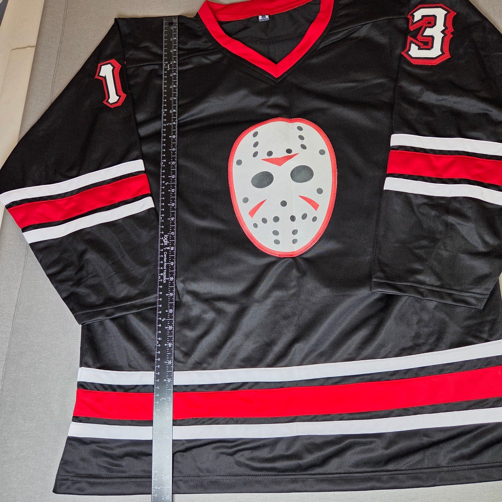 Ari Lehman Signed Jason Voorhees 13 Custom Horror Hockey Jersey JSA COA