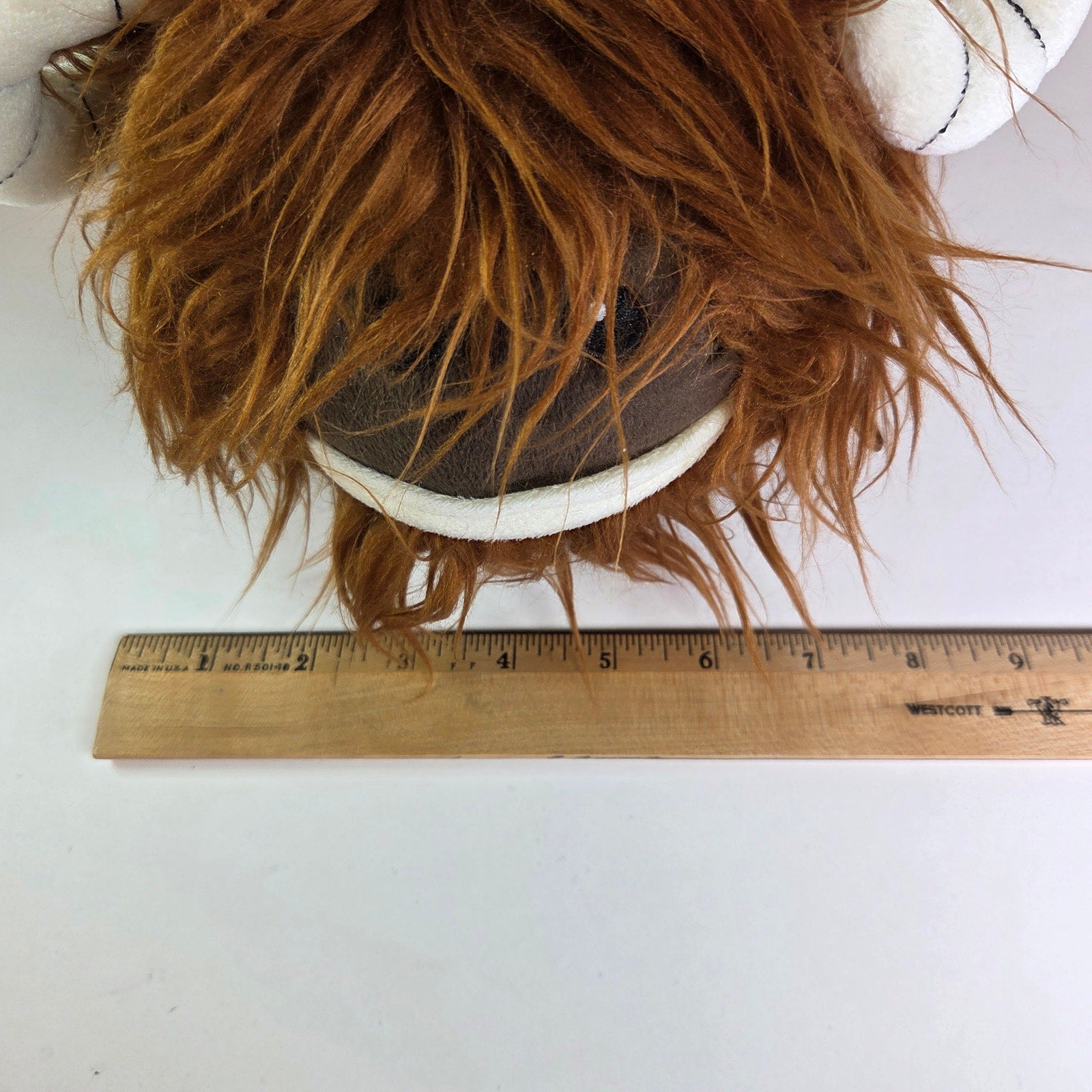 Star Wars Bantha Plush Pillow Jay Franco Mandalorian 14” Brown Shaggy Faux Fur