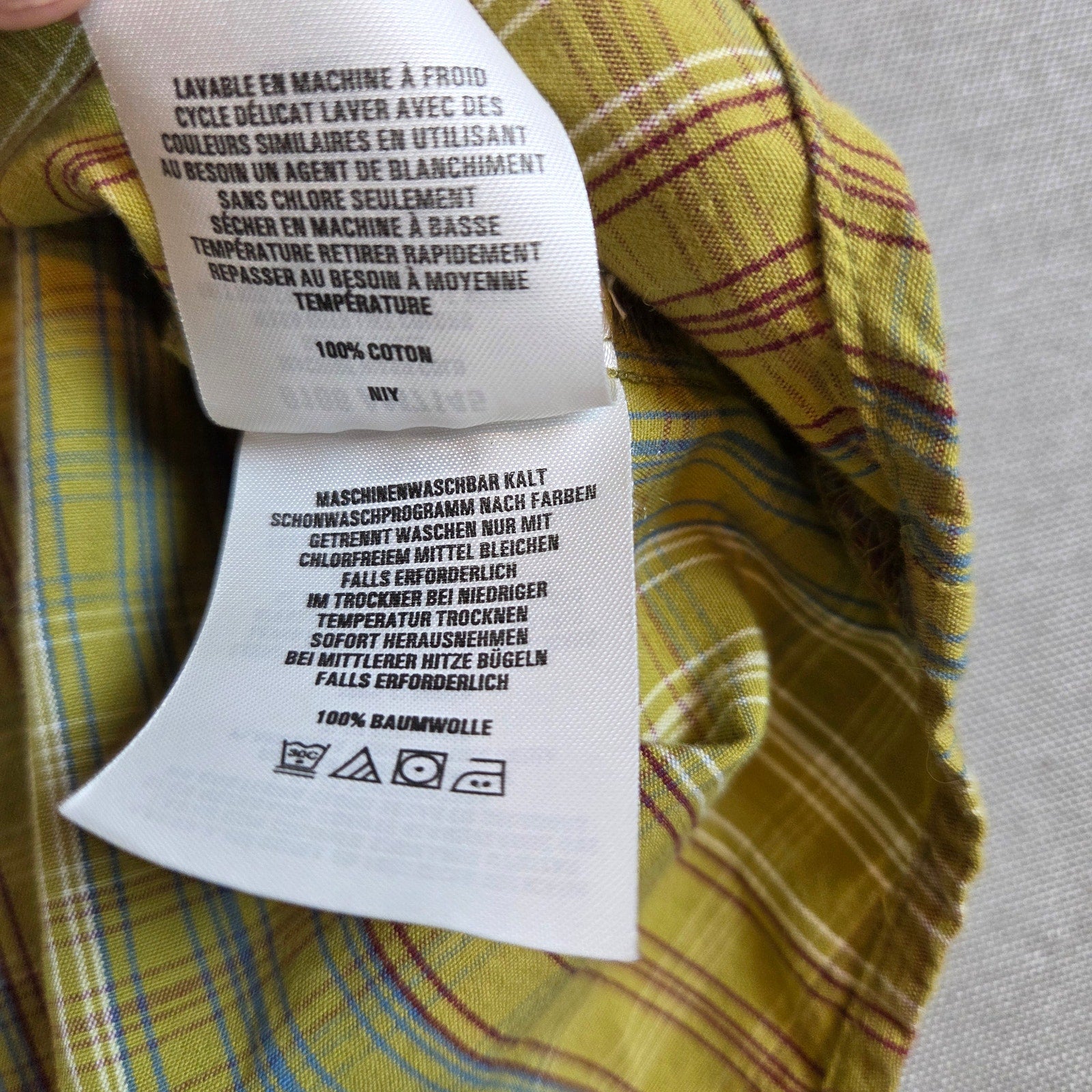 Columbia Sportswear Plaid Button Down Shirt Men’s XL Short Sleeve Cotton