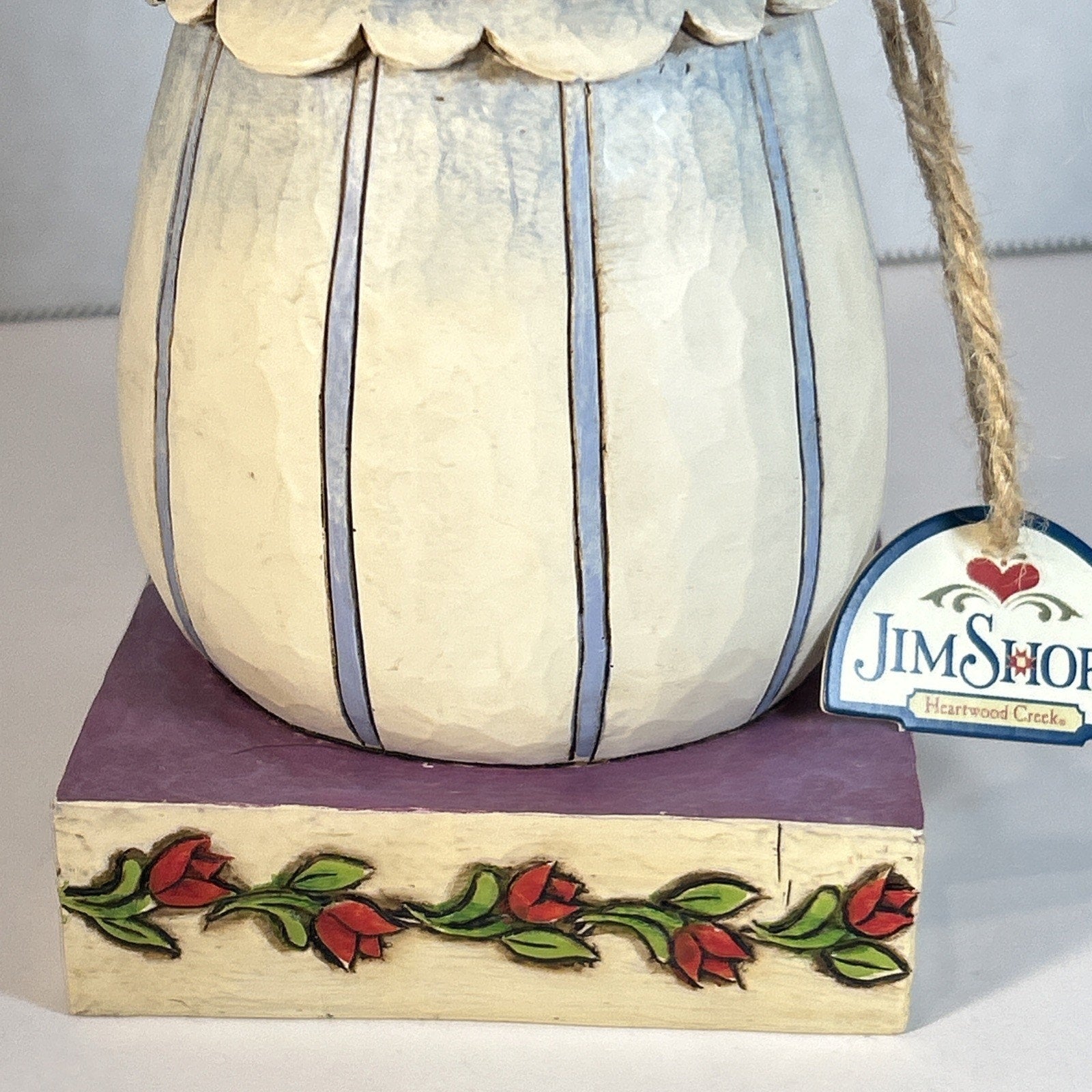 Jim Shore Heartwood Creek Snow Woman Winter Blossoms Figurine 2008 #4010358