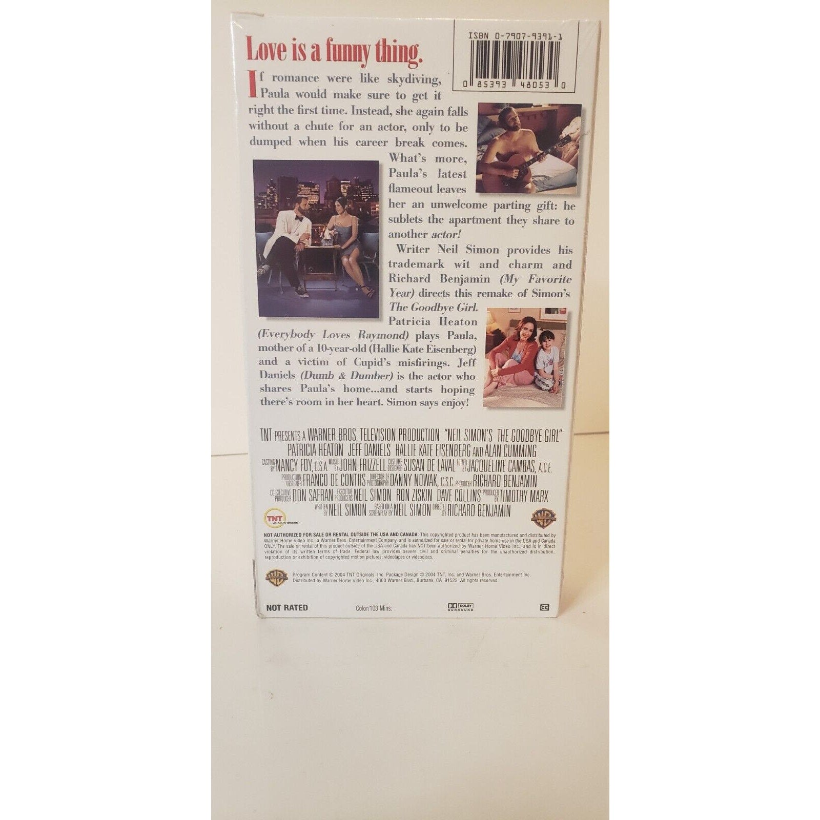 The Goodbye Girl VHS New Sealed Patricia Heaton, Jeff Daniels. Neil Simon 2004