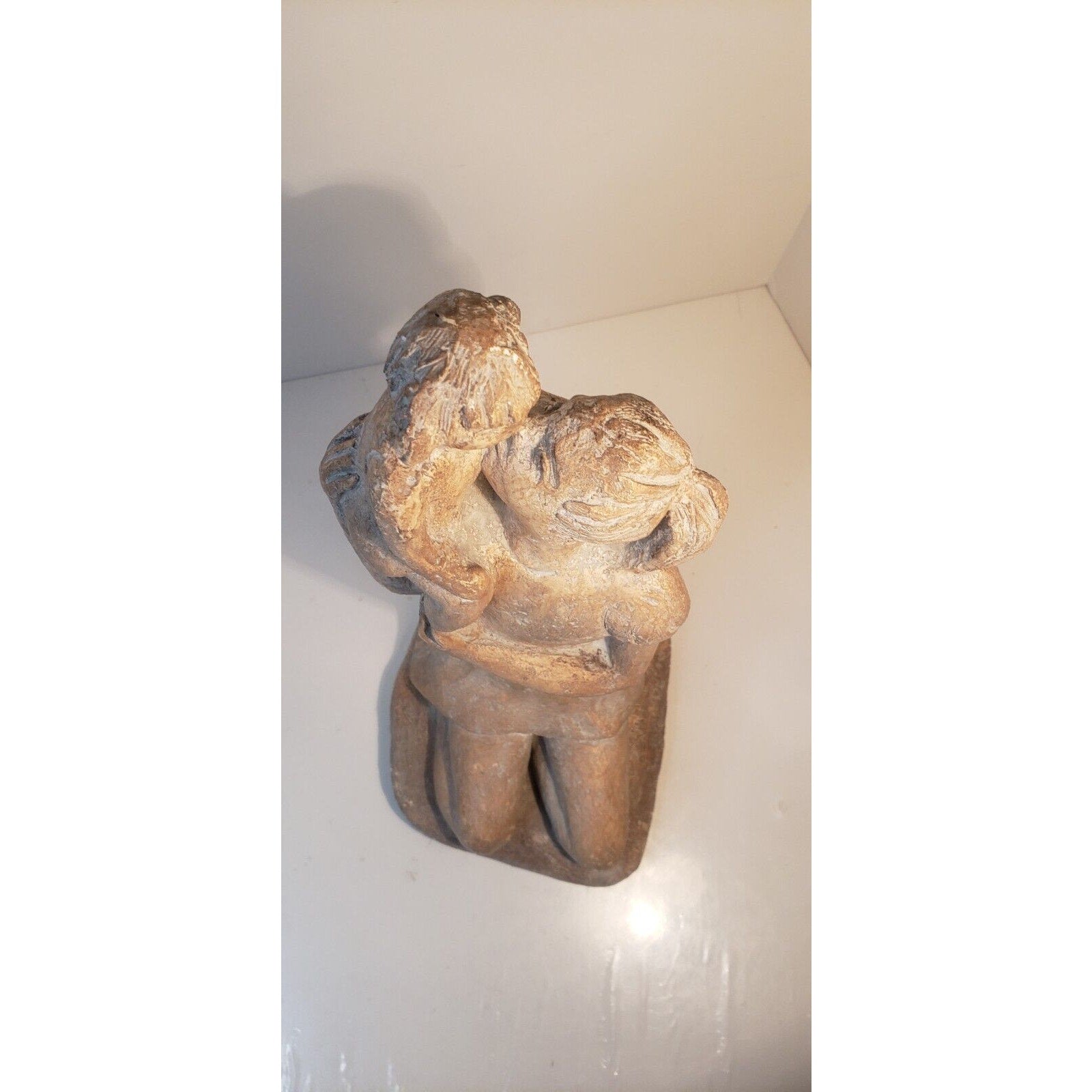 Austin Productions Mother & Child Sculpture 11.25" Vintage Modern Art