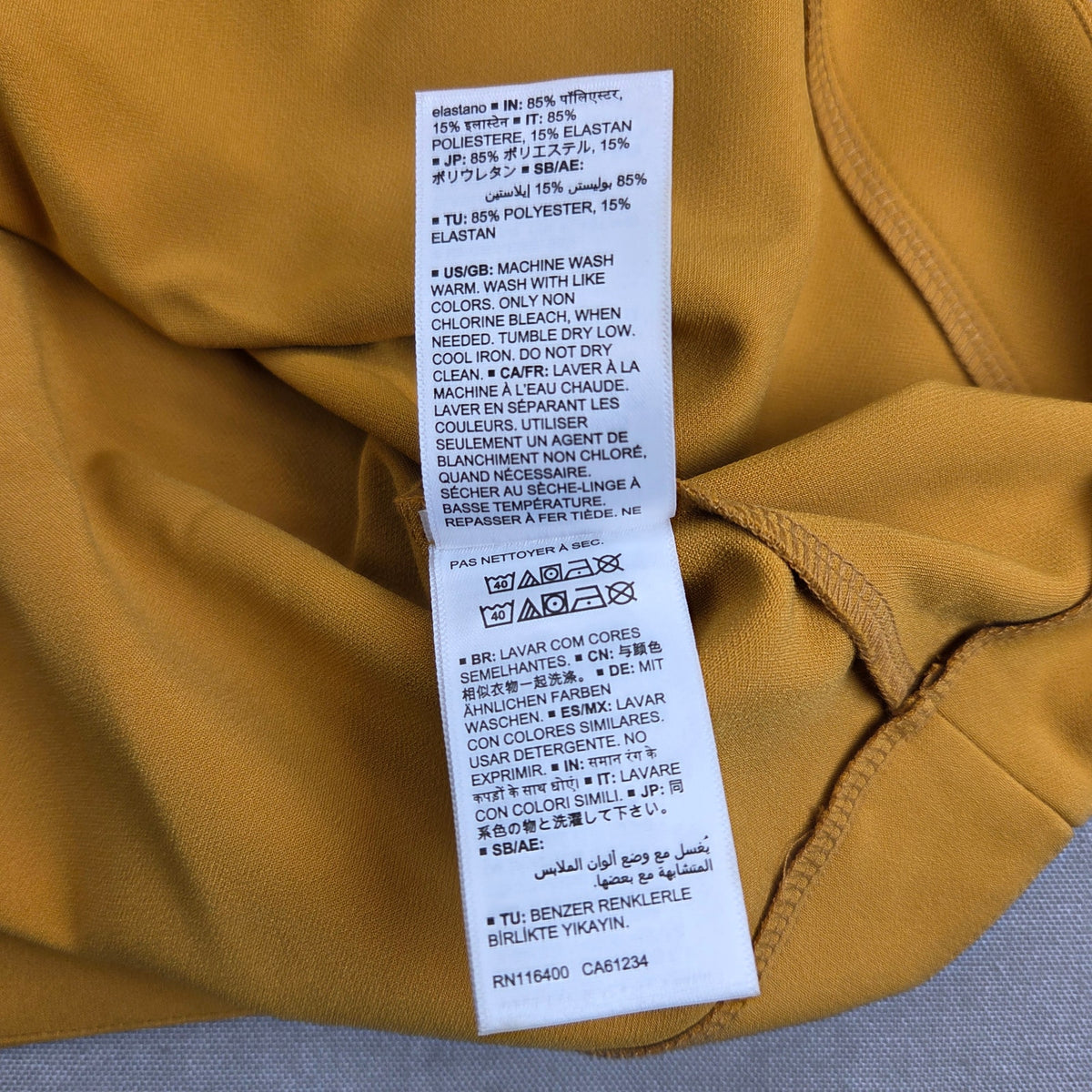 Lark & Ro Florence Ruffle Sleeve Sheath Dress Chai Tea Womens Size 12 NWT