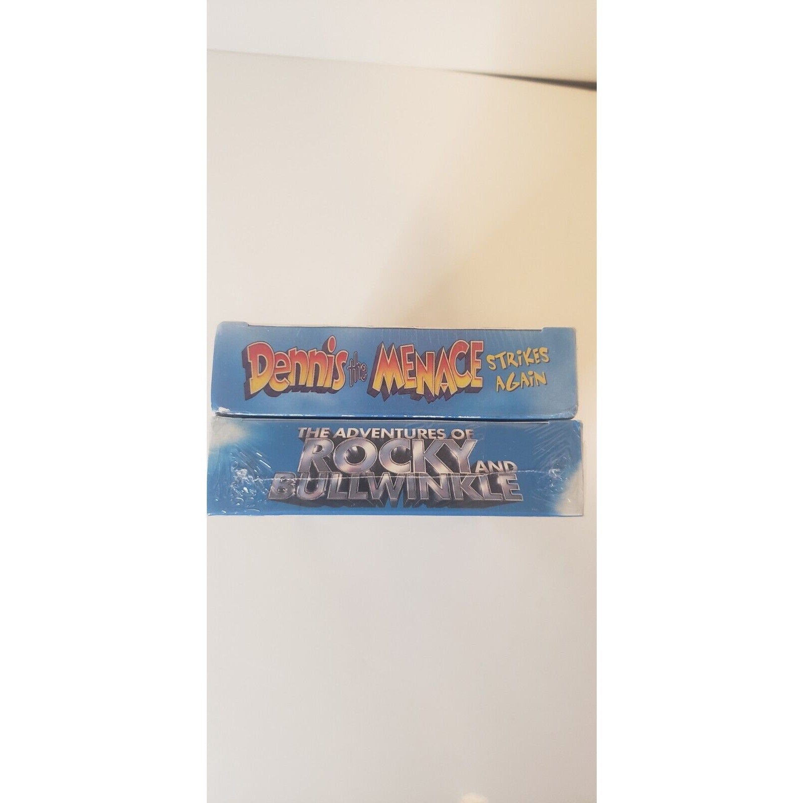 Dennis the Menace/Rocky & Bullwinkle VHS New Sealed Lot of 2 Kid's Movies
