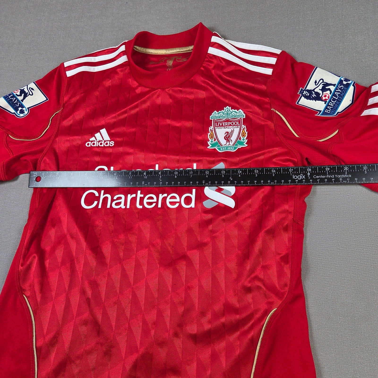 Adidas Liverpool FC Andy Carroll 9 ClimaCool Soccer Jersey Small EPL 2012