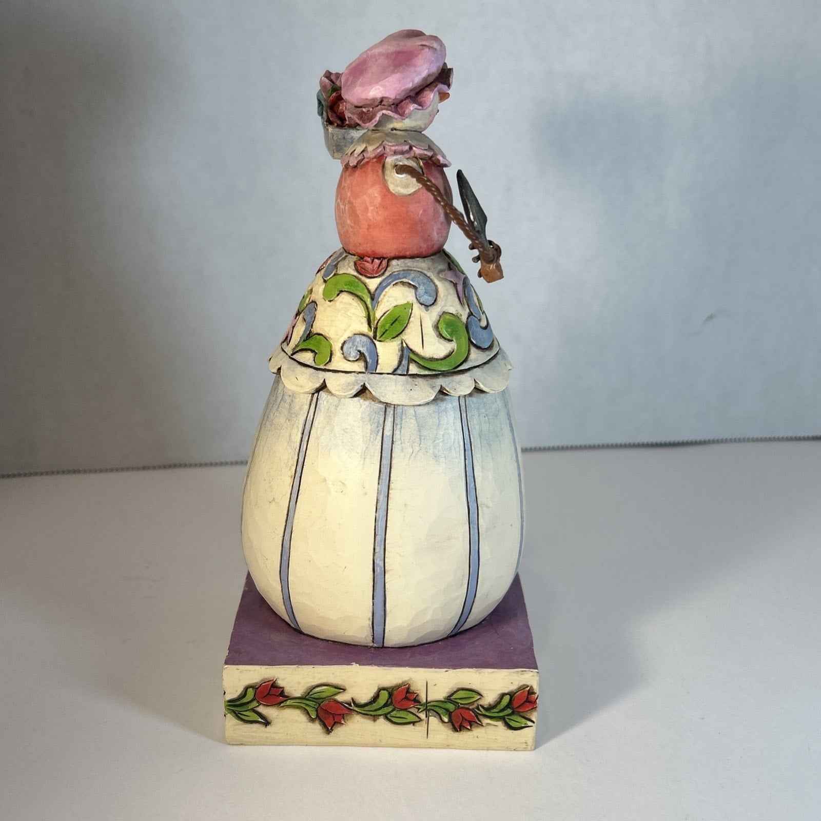 Jim Shore Heartwood Creek Snow Woman Winter Blossoms Figurine 2008 #4010358