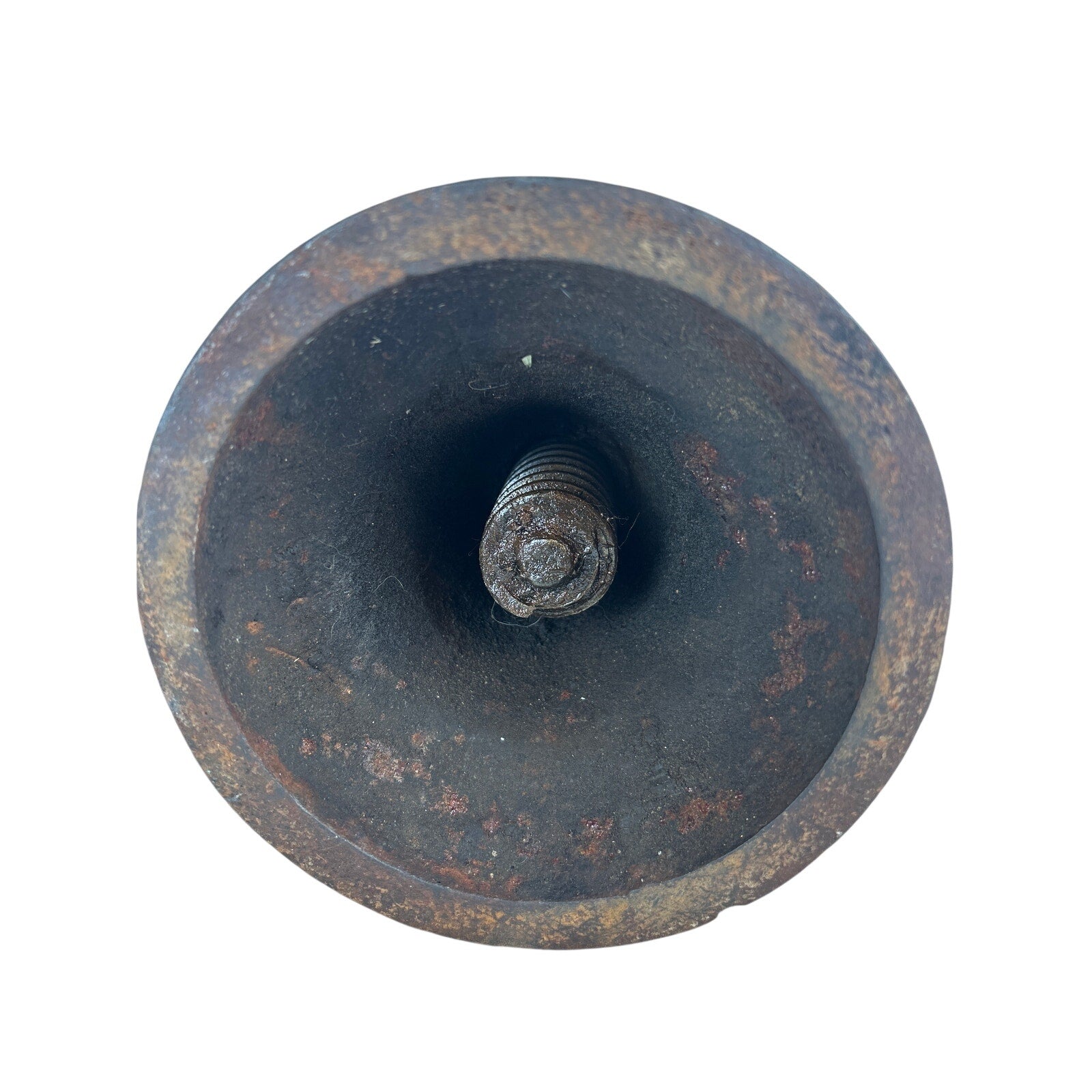 Antique A S Co KC MO Cast Iron Screw Jack 1 1 2 x 6 Railroad Tool