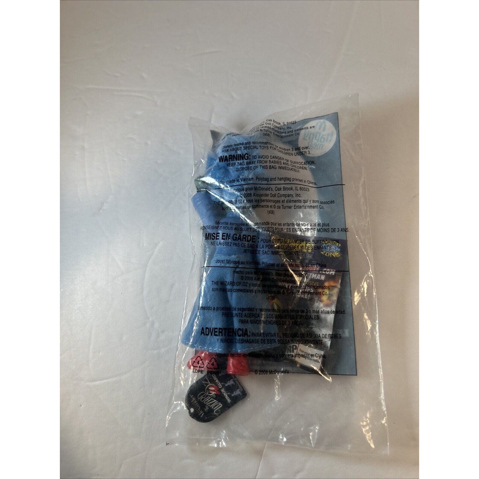 McDonald's 2008 Happy Meal Toy Wizard of Oz #6 Winkie Guard NIP