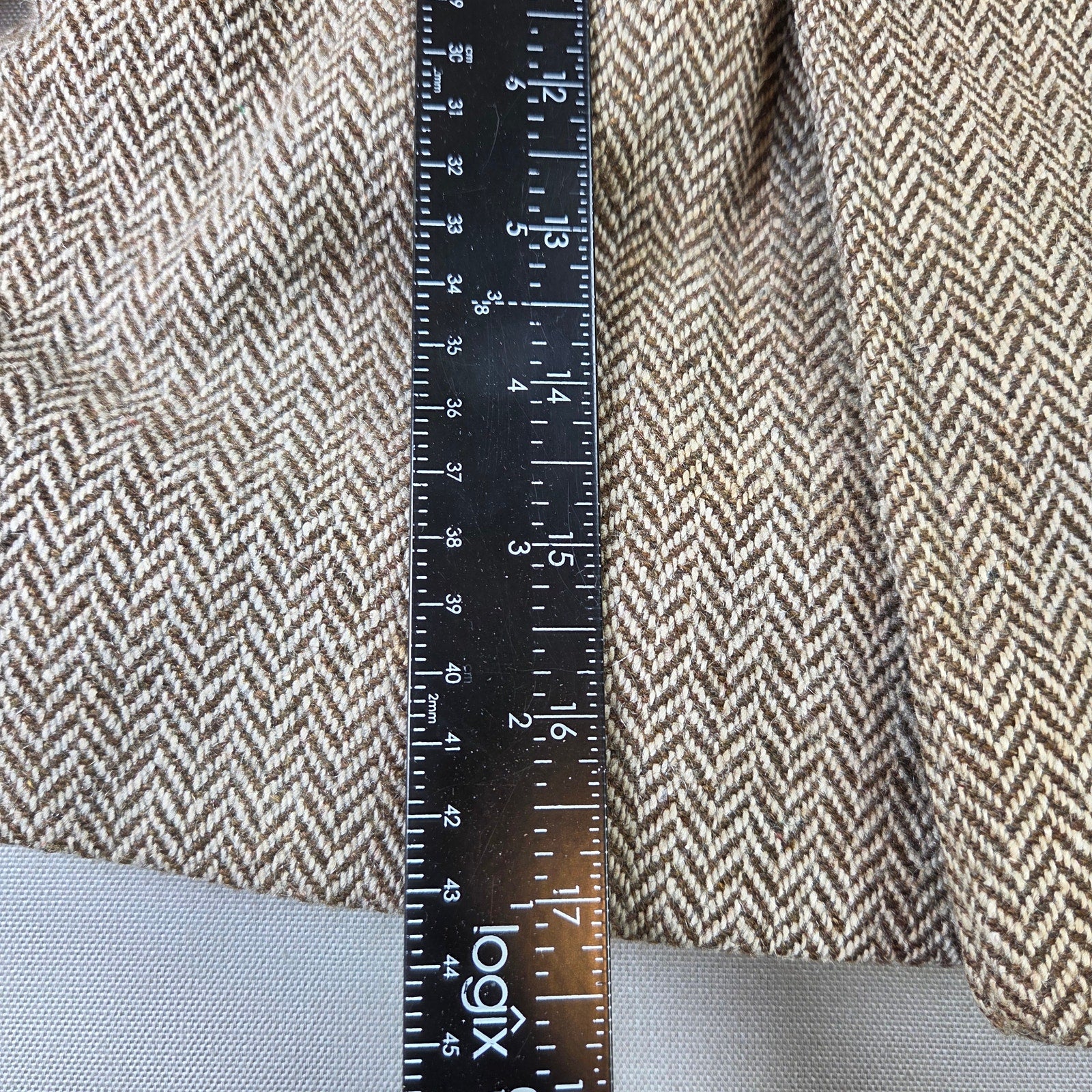 Fieldston Boys Wool Herringbone Coat Pants Set Vintage Stirrup Suit